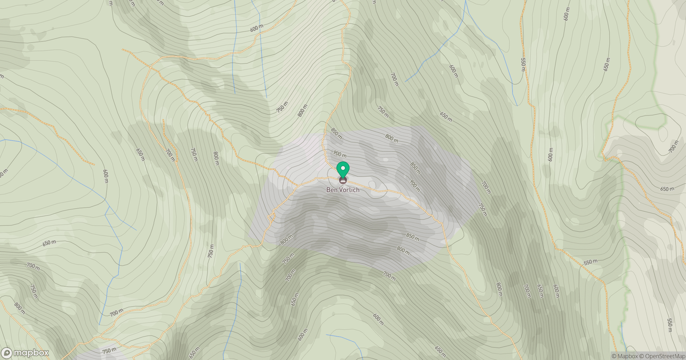 Ben Vorlich location map