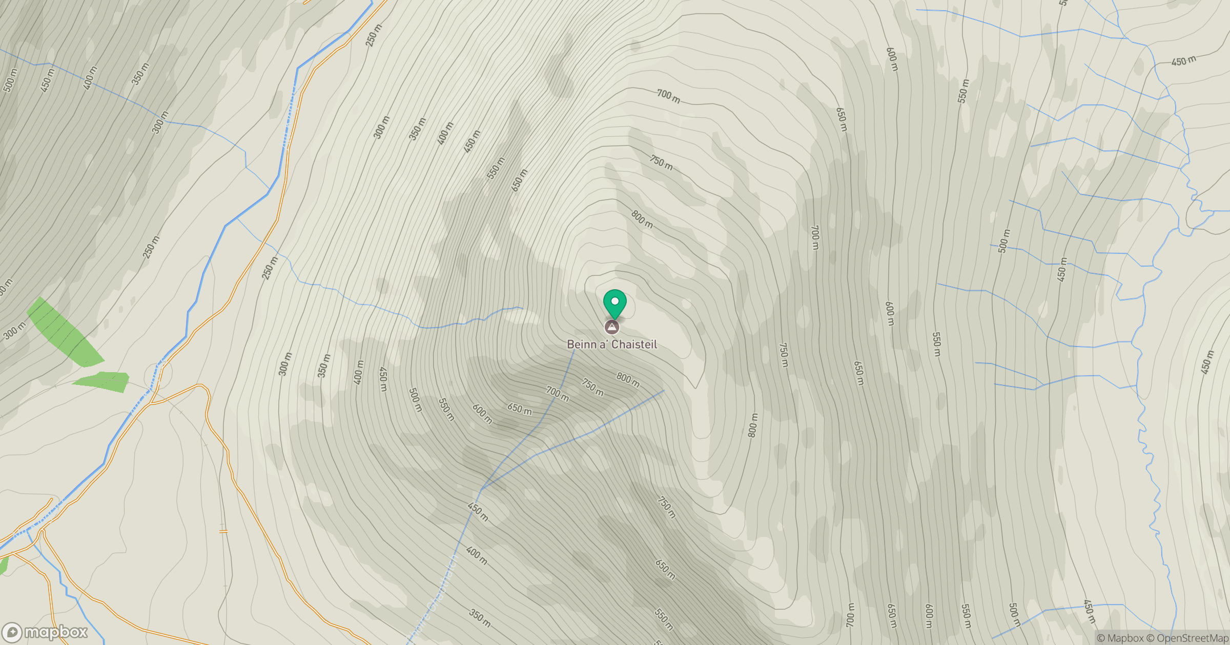 Beinn a' Chaisteil location map