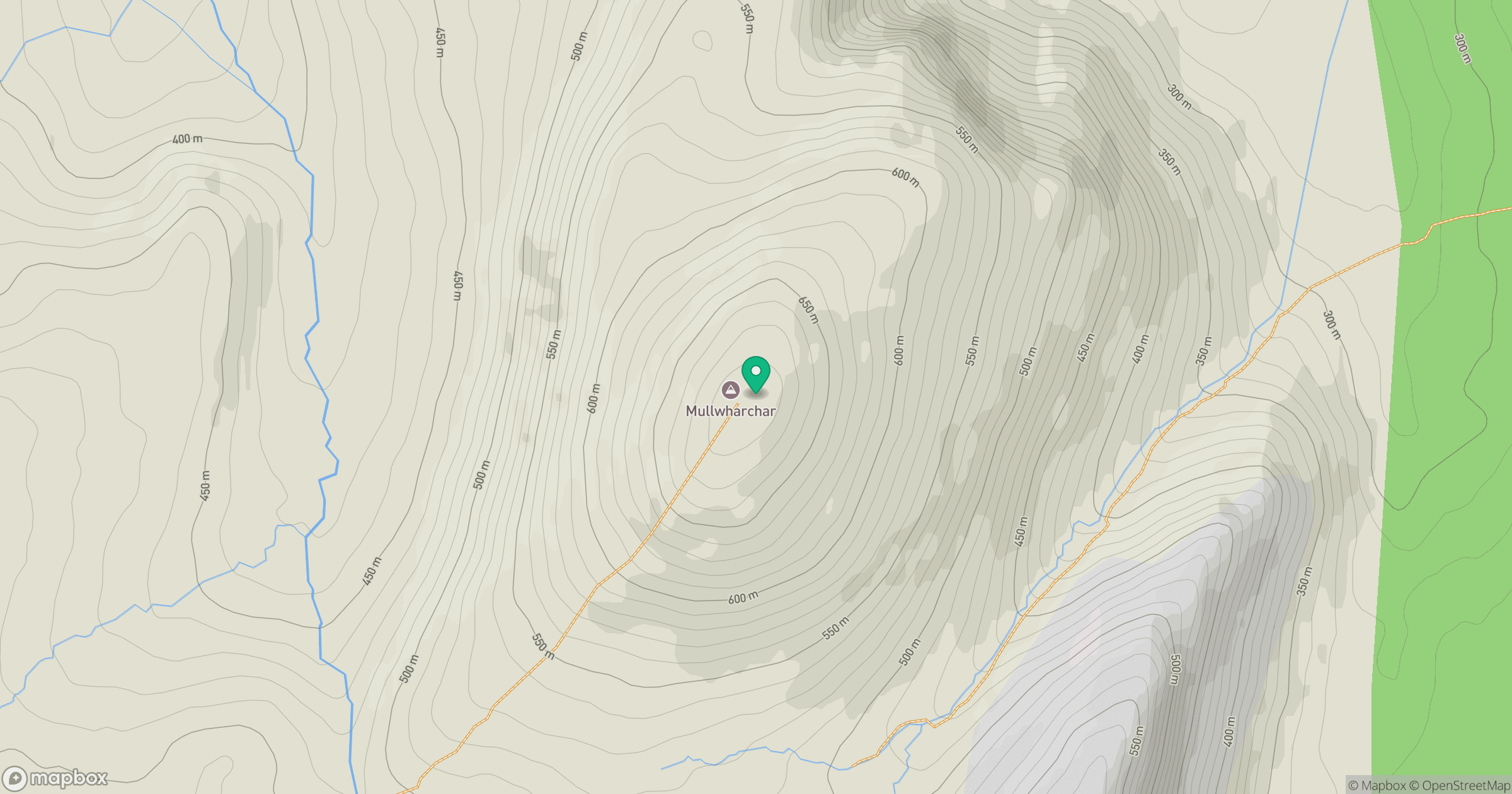 Mullwharchar location map