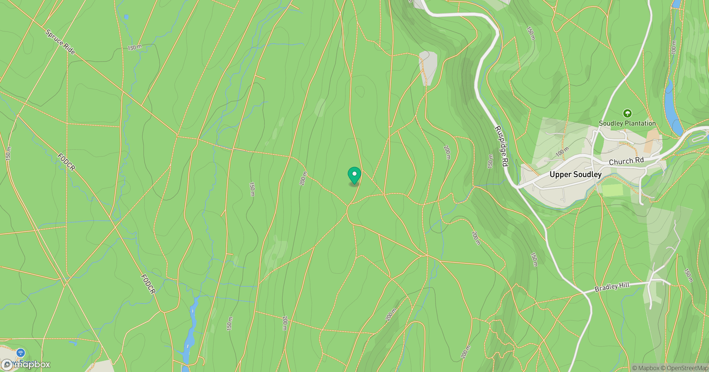 Staple Edge Hill location map