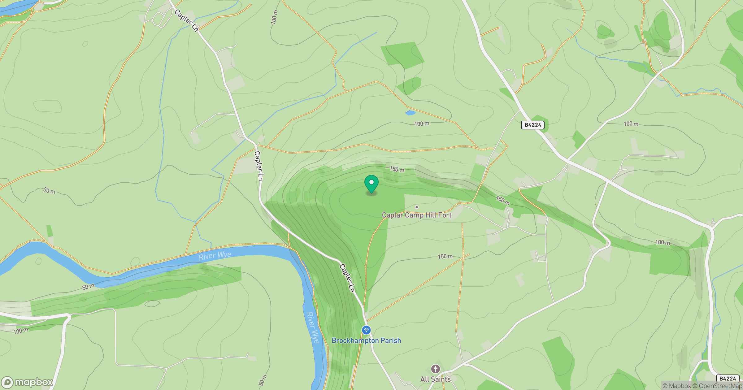 Capler Camp location map
