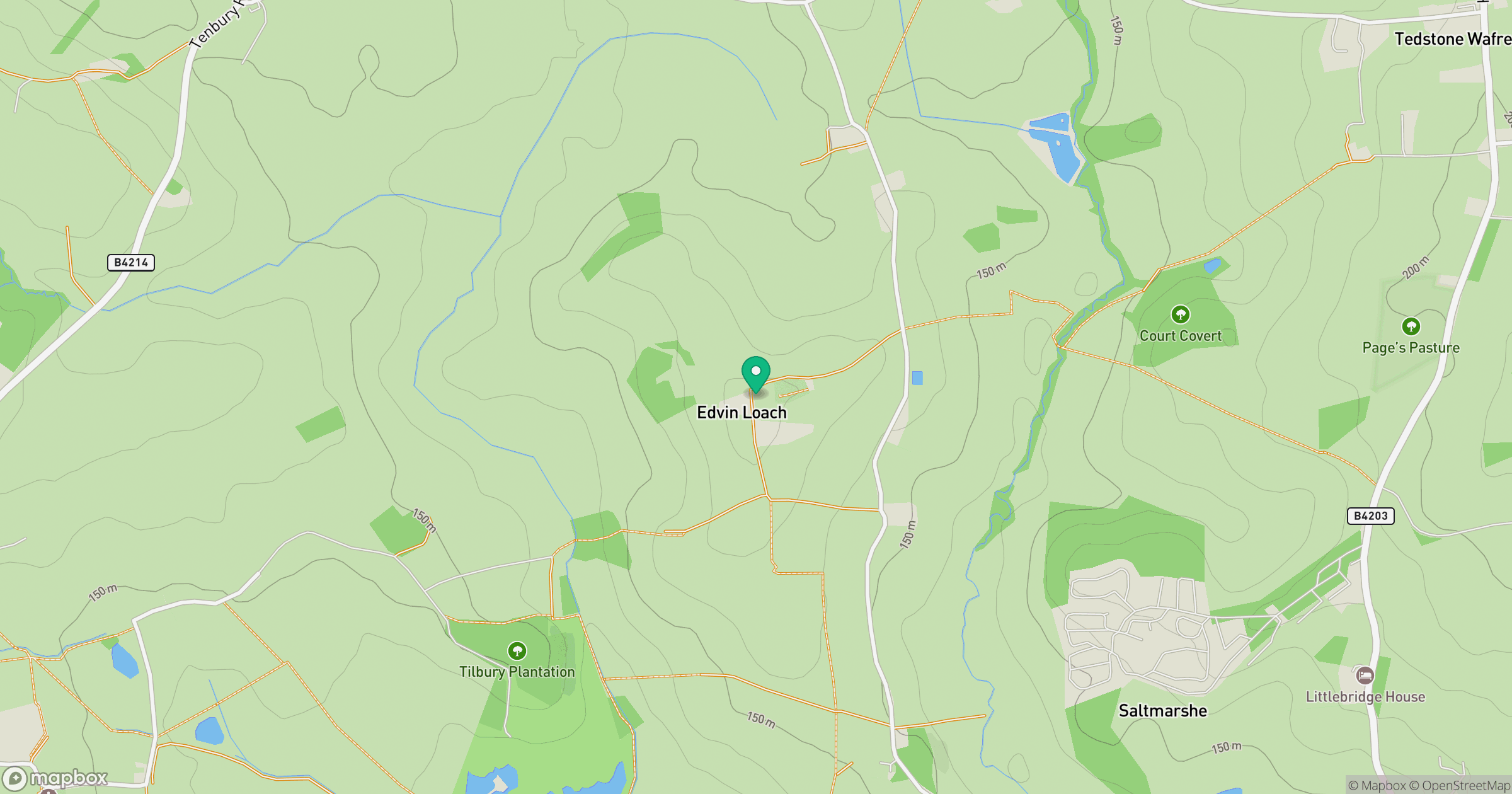Edvin Loach location map