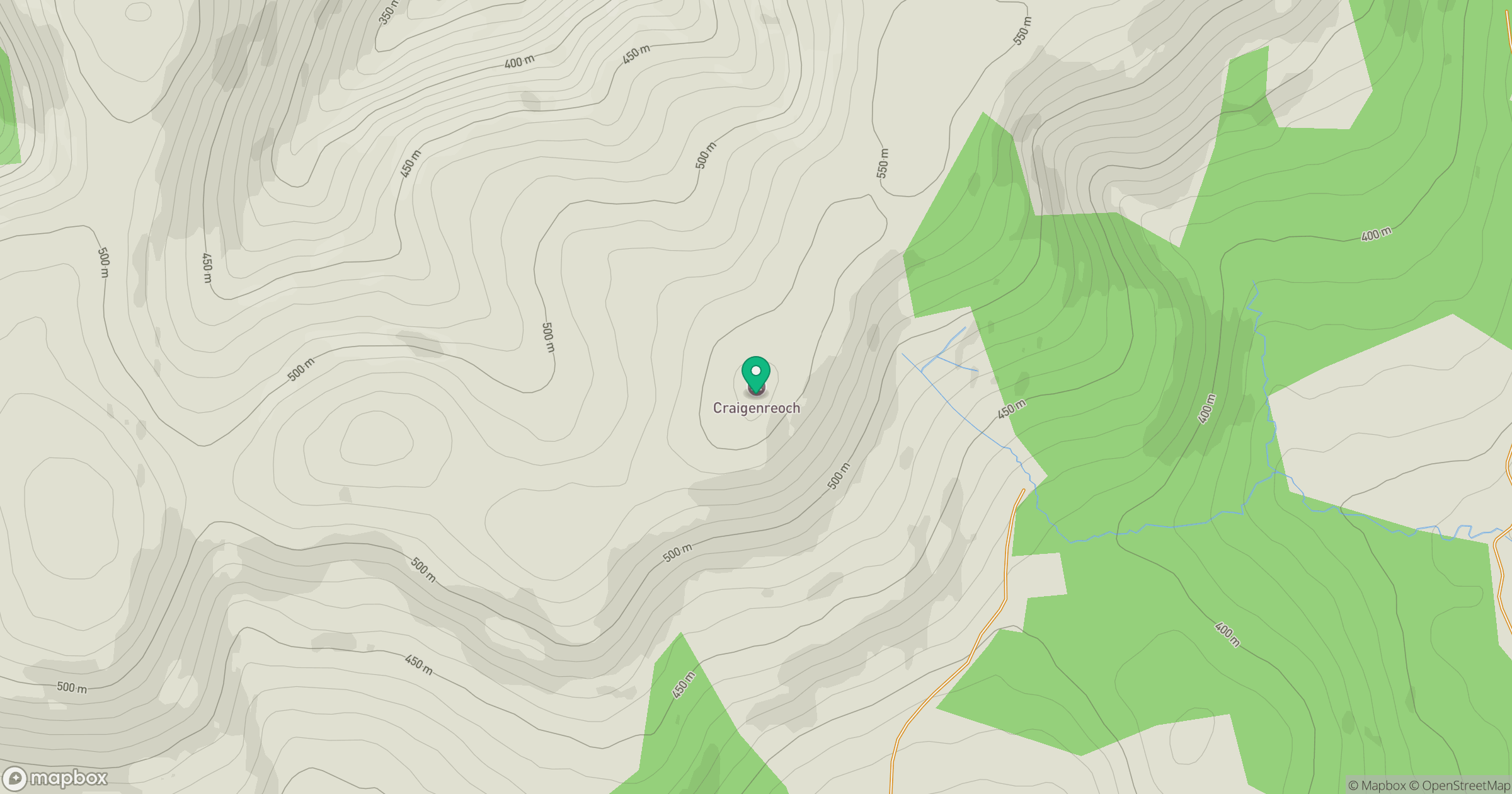 Craigenreoch location map