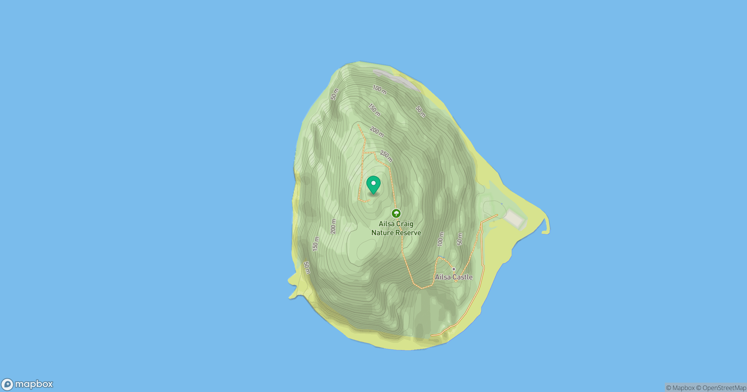 Ailsa Craig location map