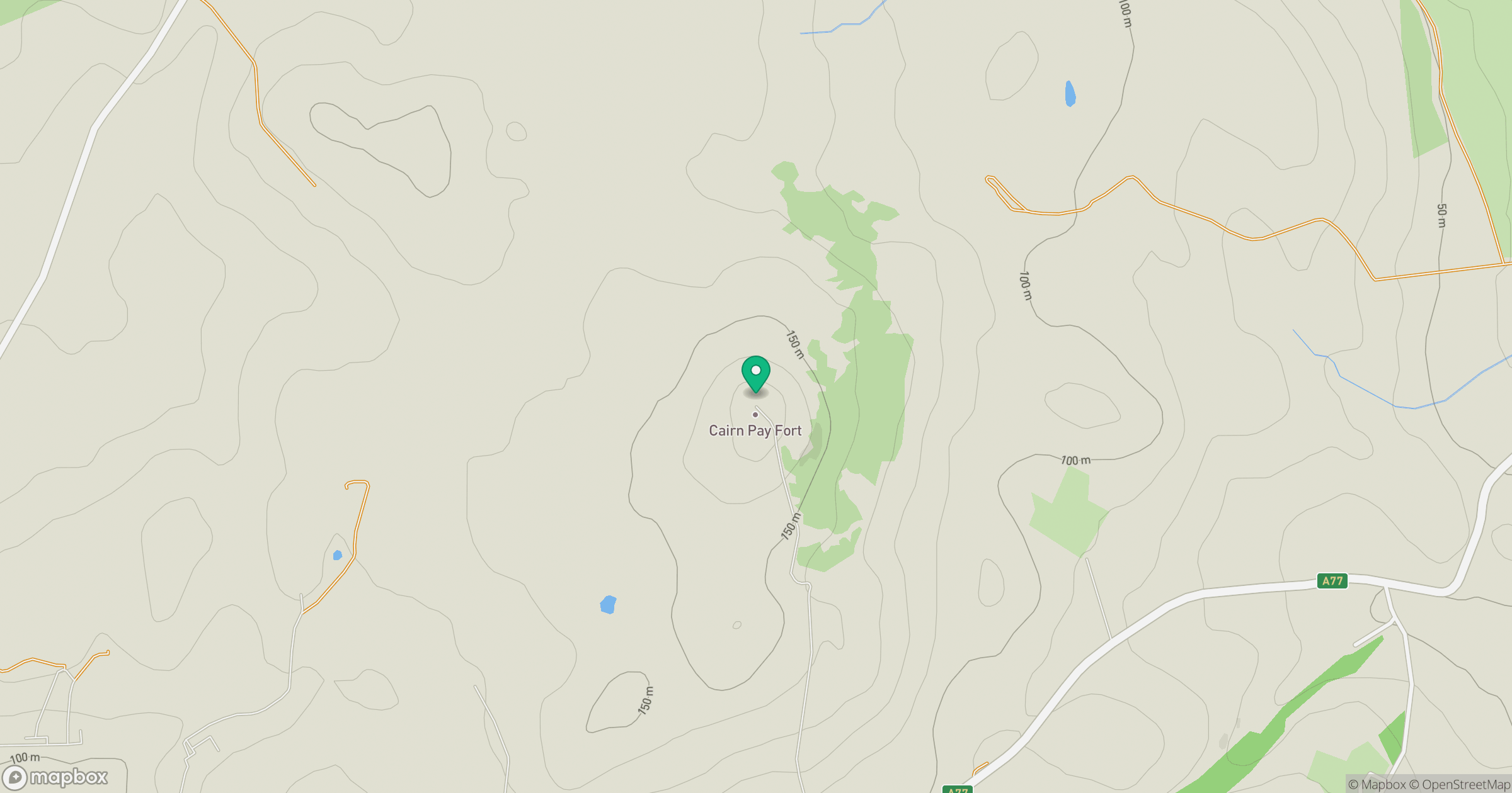 Cairn Pat location map