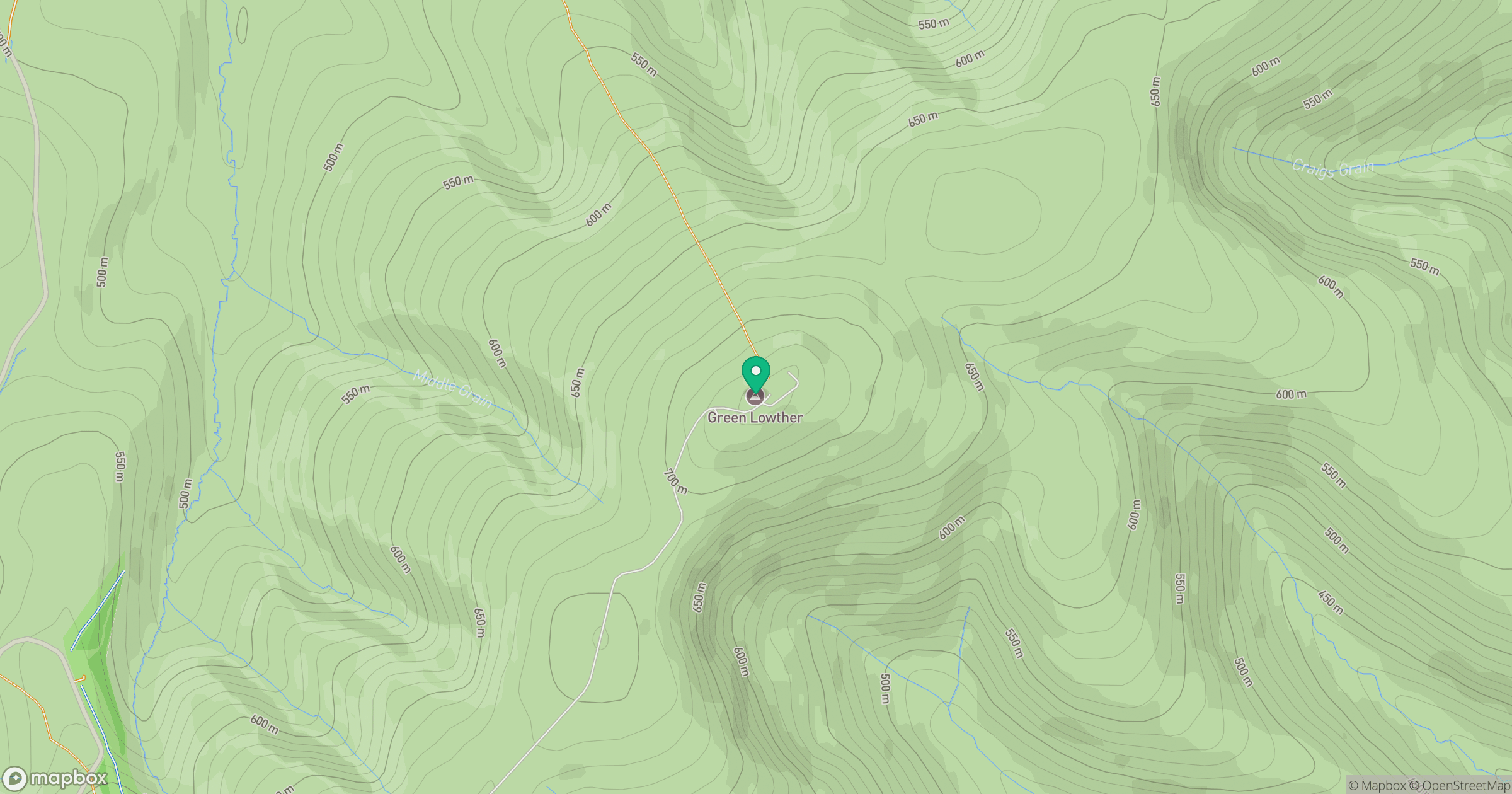 Green Lowther location map