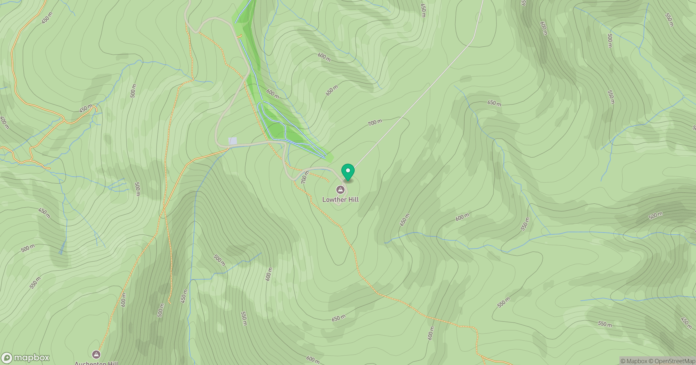 Lowther Hill location map