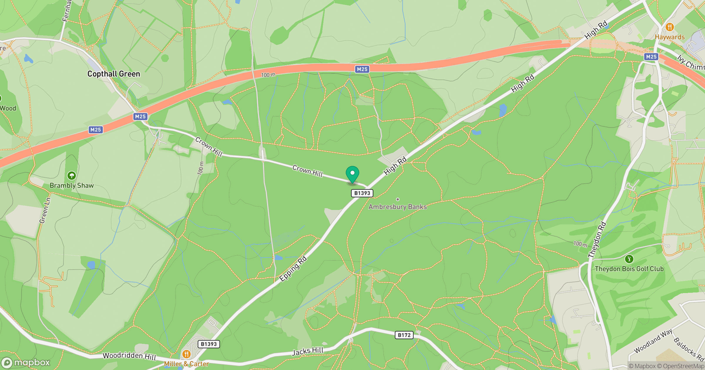Epping Forest location map