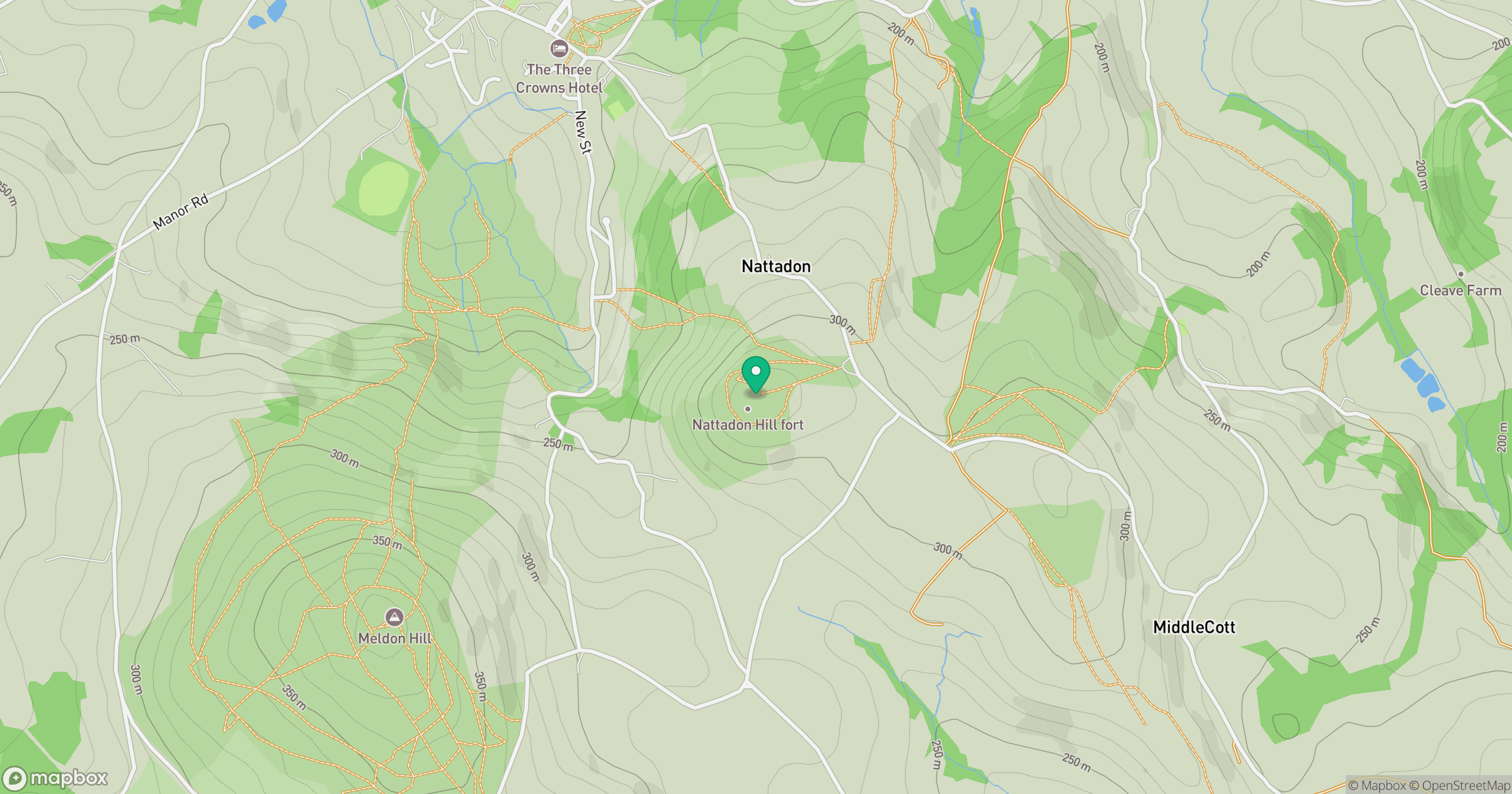 Nattadon Common location map