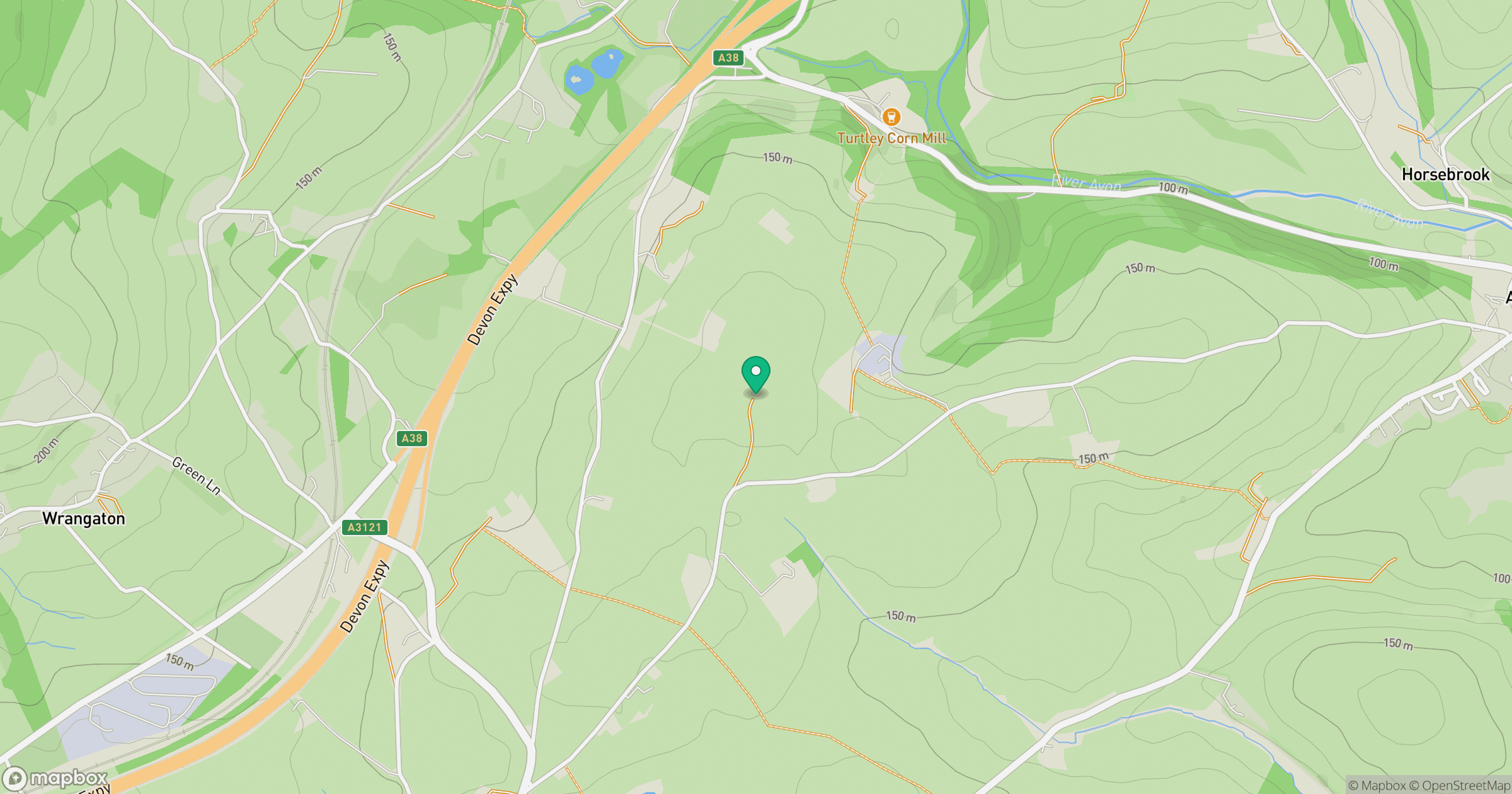 Cutwellcombe Hill location map