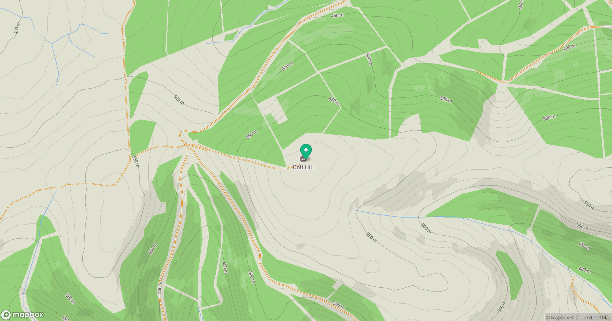 Colt Hill location map