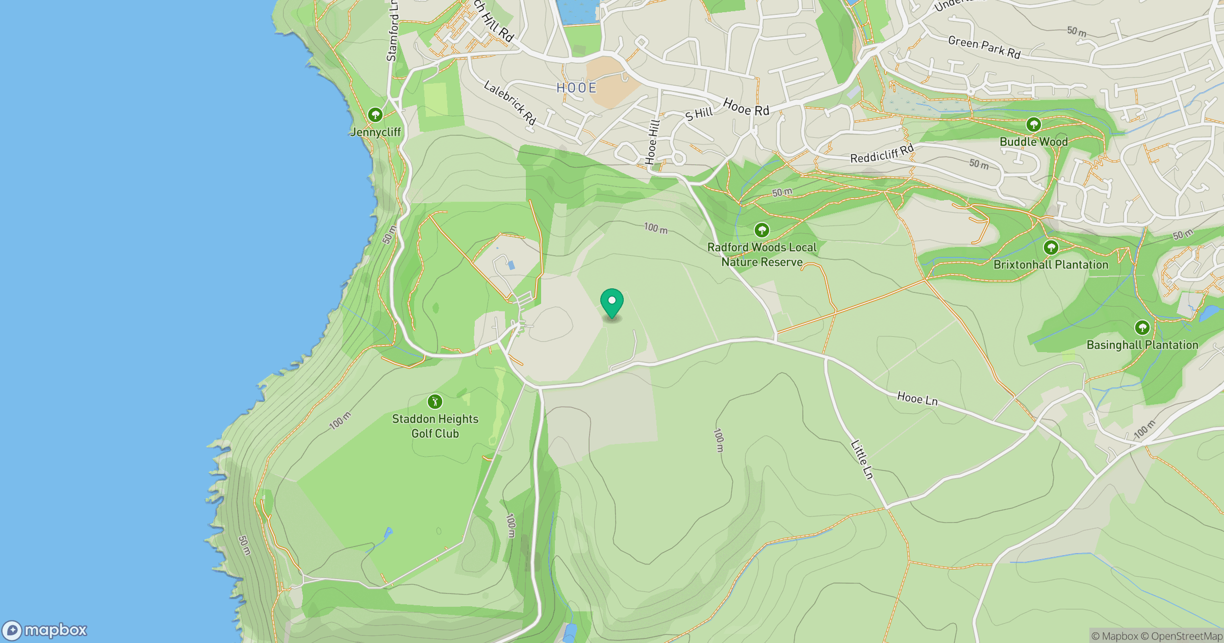 Staddon Heights location map