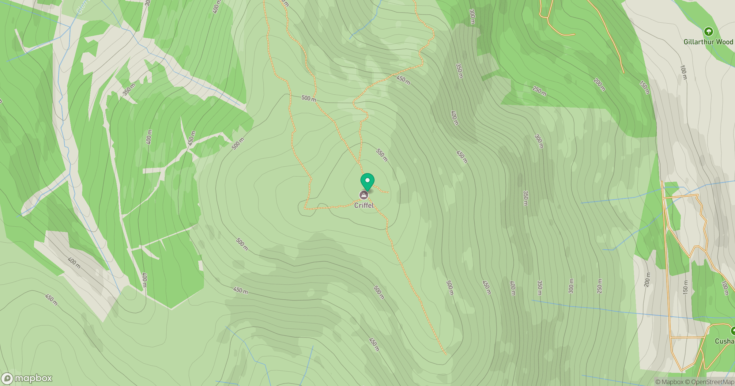 Criffel location map