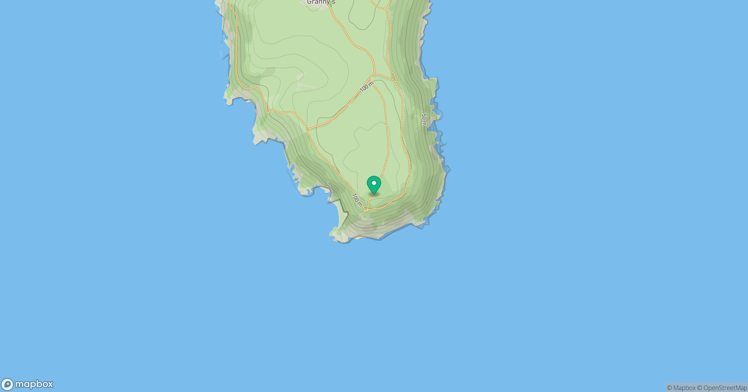 Dodman Point location map