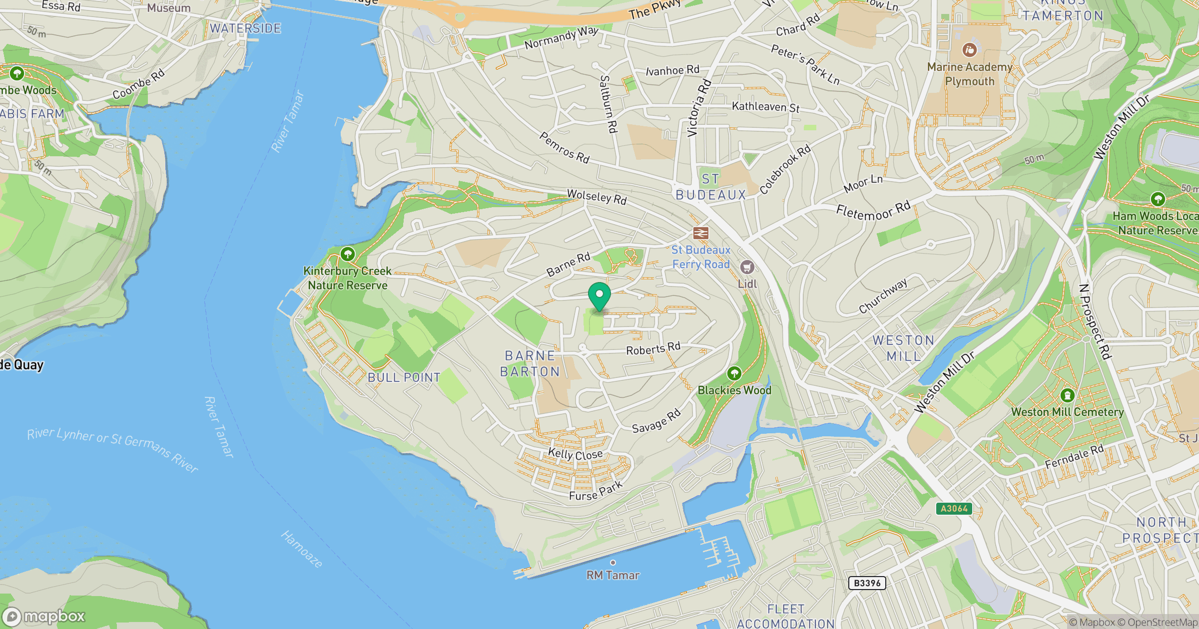 Kit Hill location map
