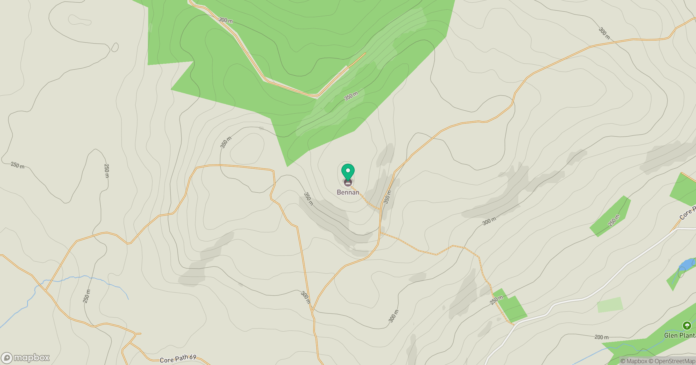 Bennan location map