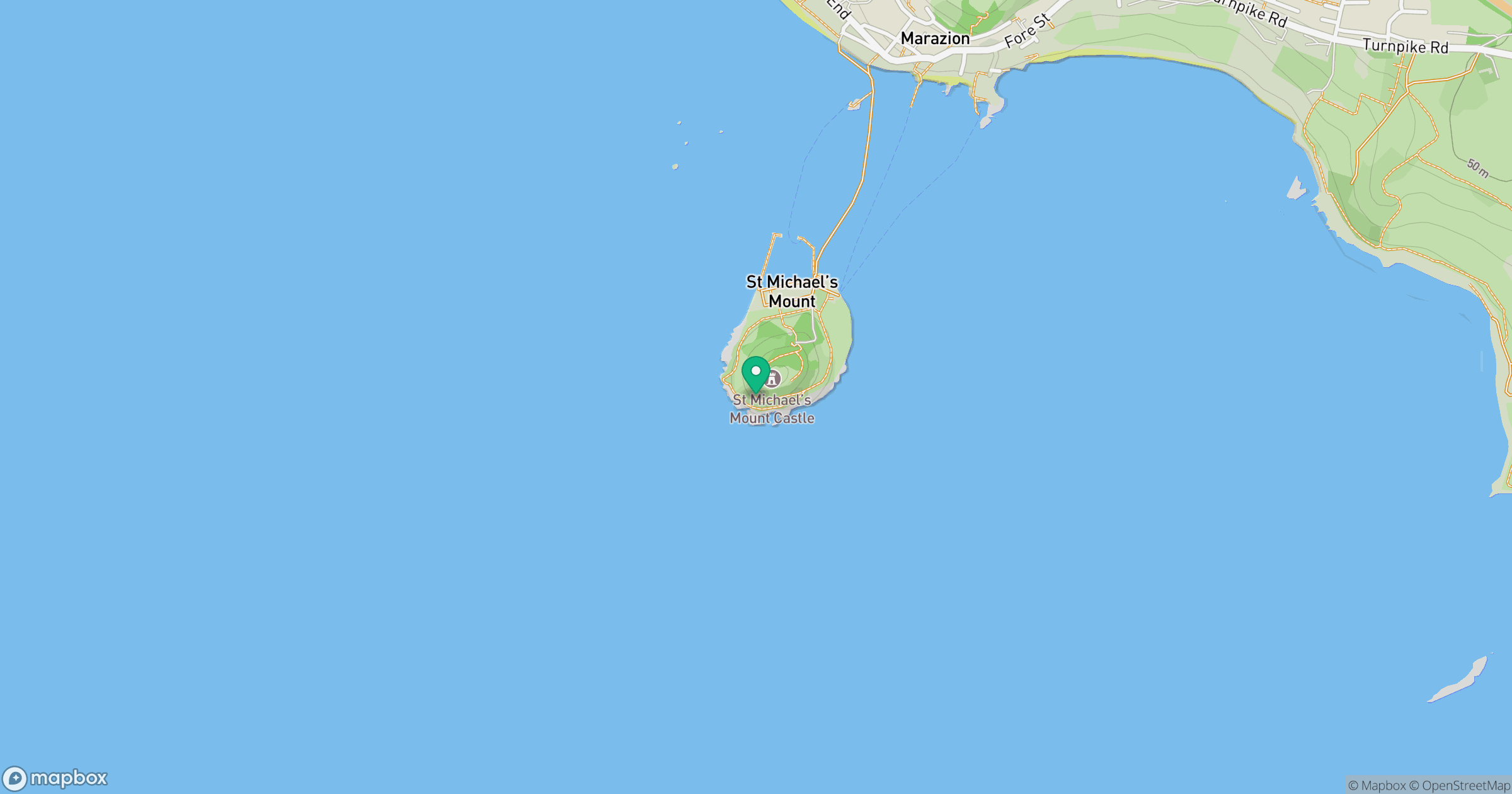 St Michael's Mount location map