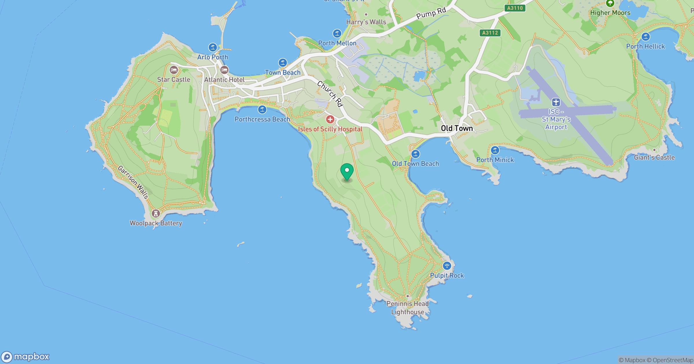 Peninnis Head location map