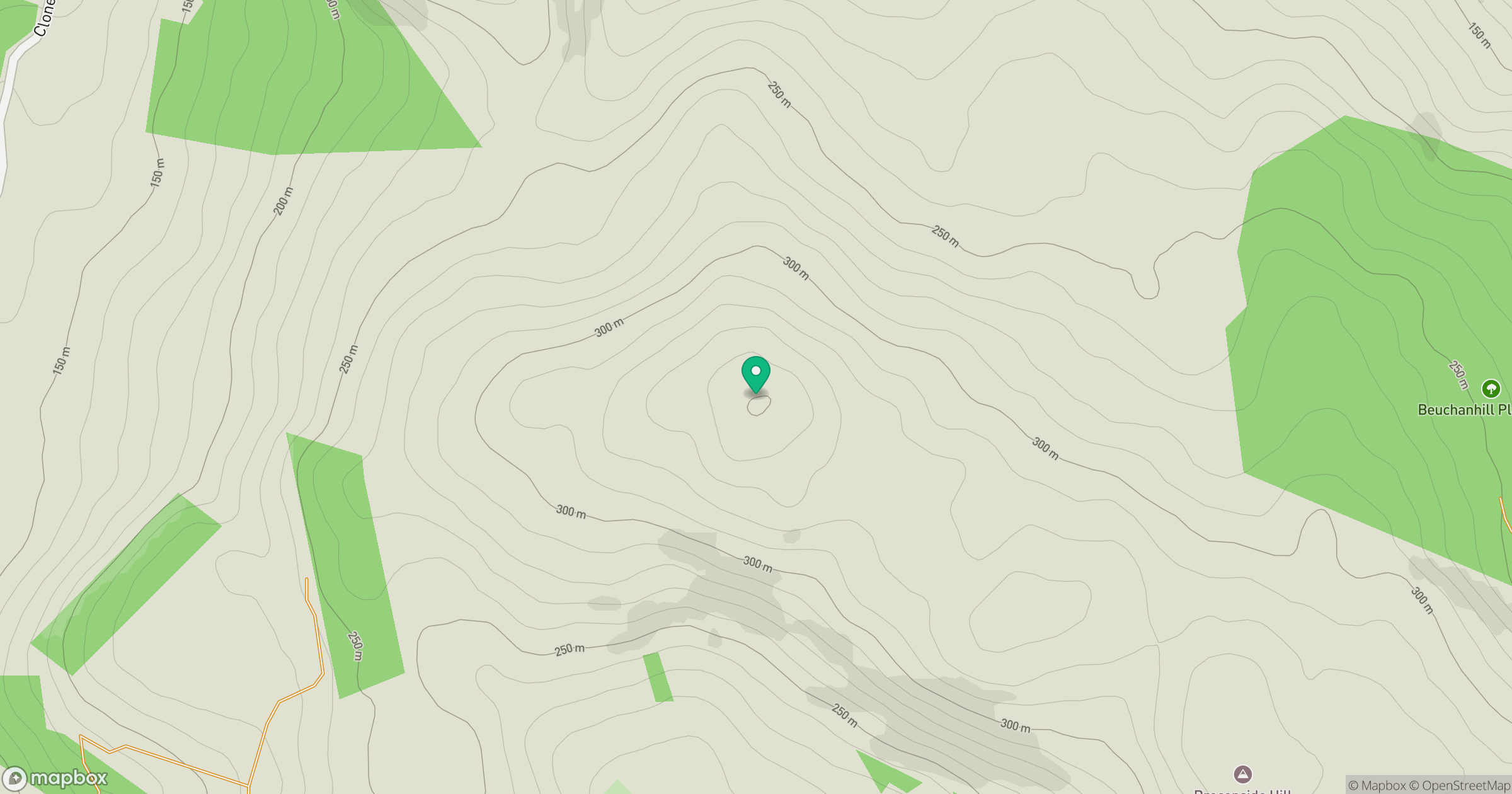 Wauk Hill location map