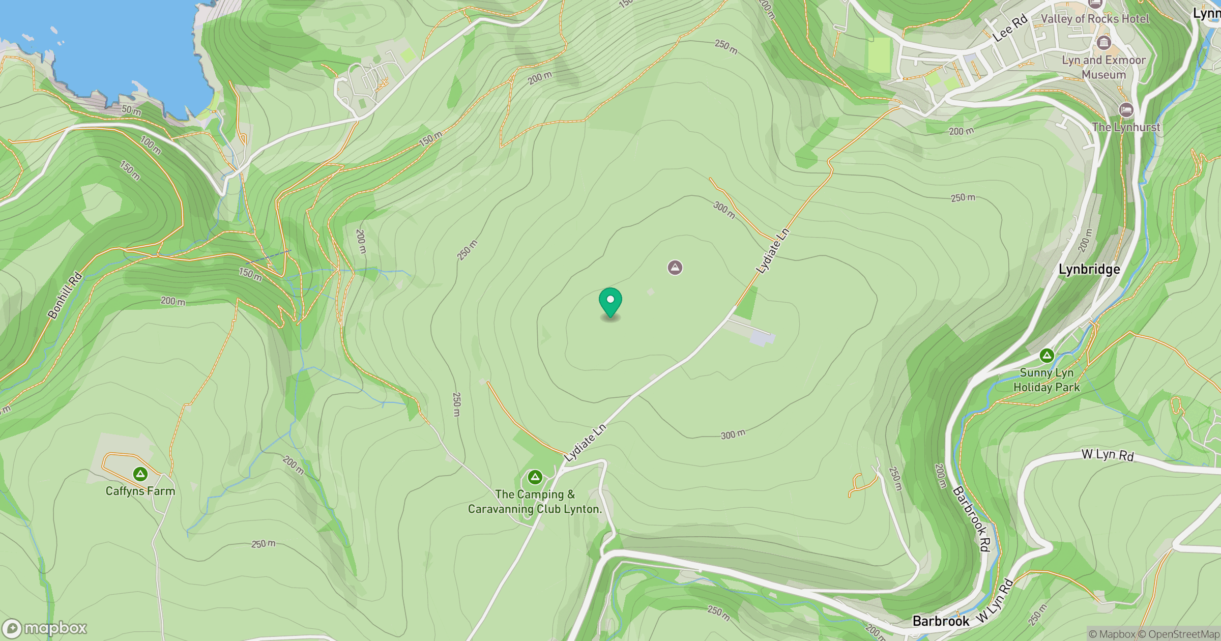 Lynton Hill location map