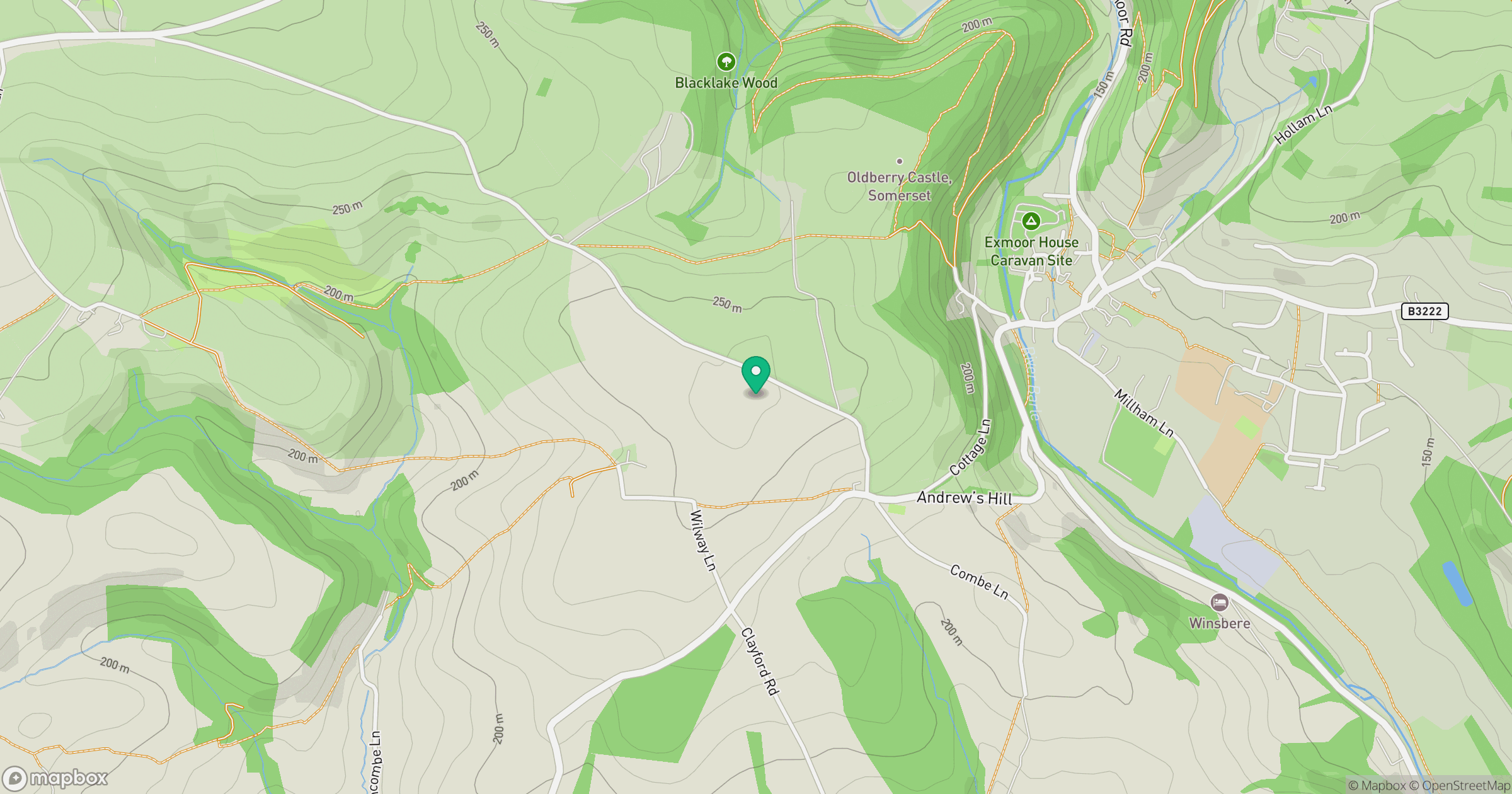 Old Berry Hill location map