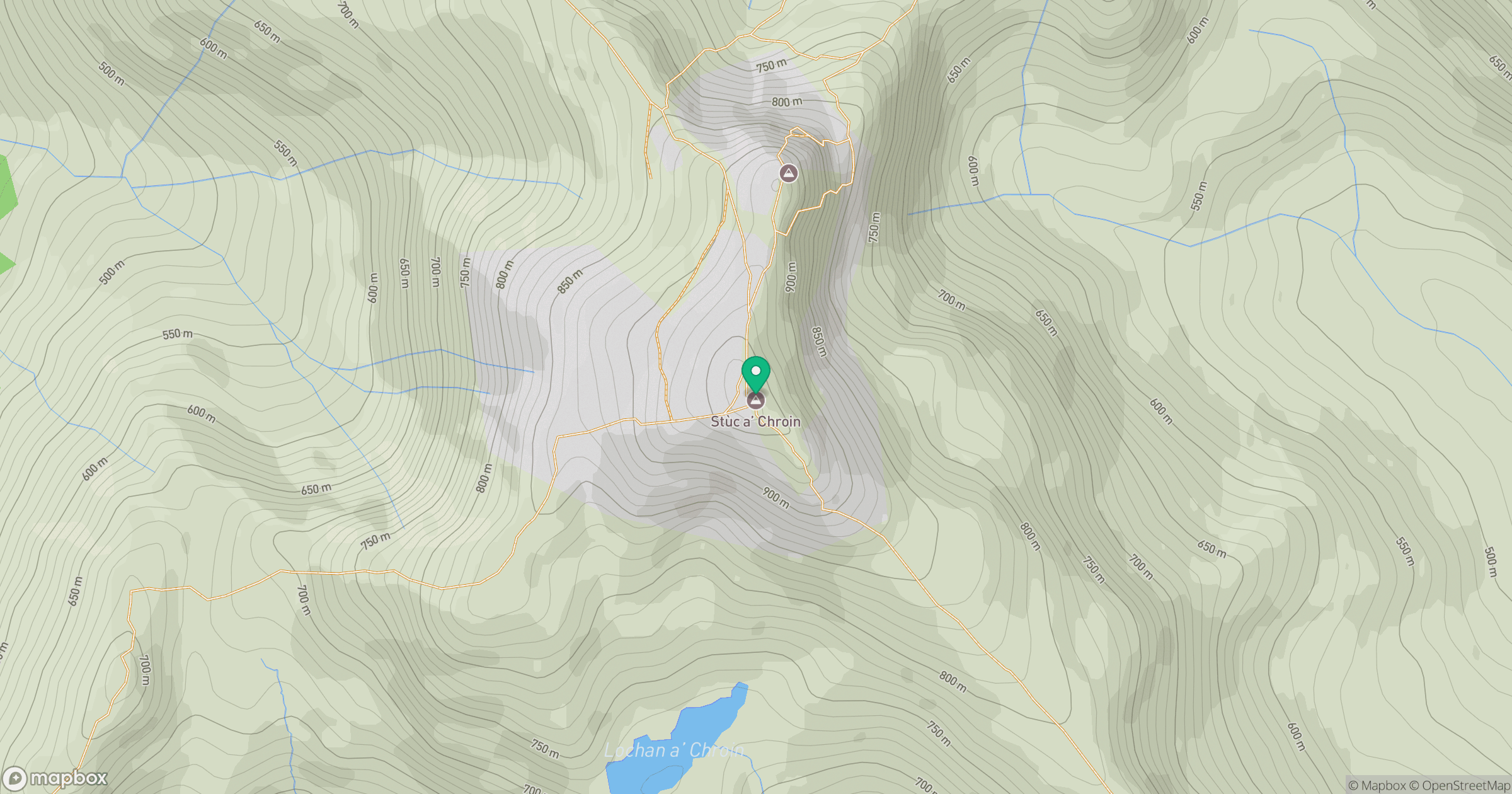 Stuc a' Chroin location map
