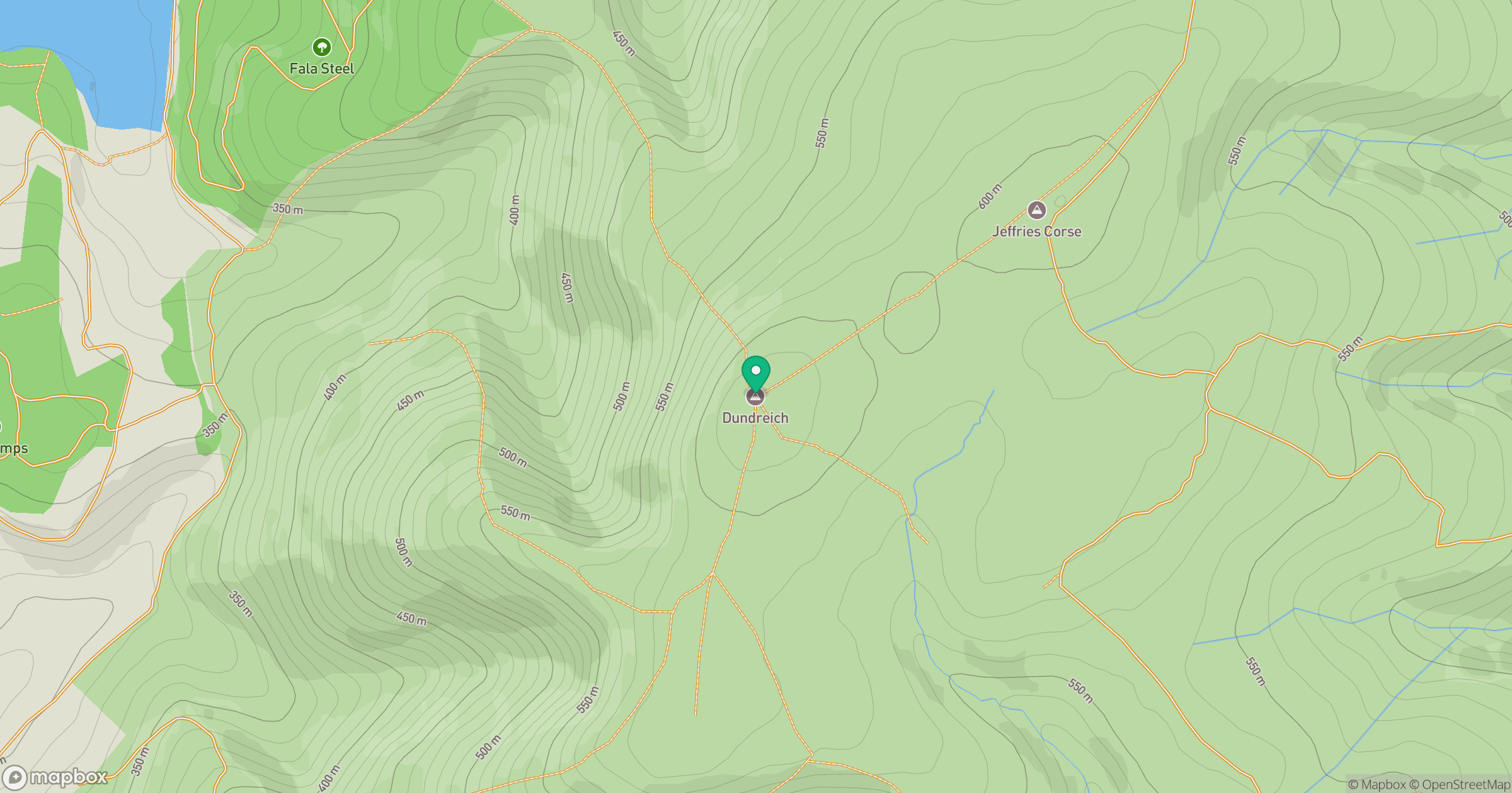 Dundreich location map