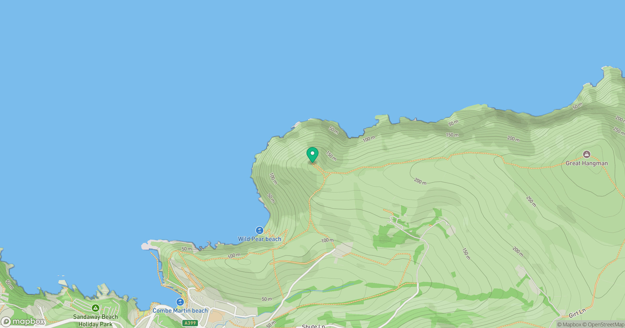 Little Hangman location map
