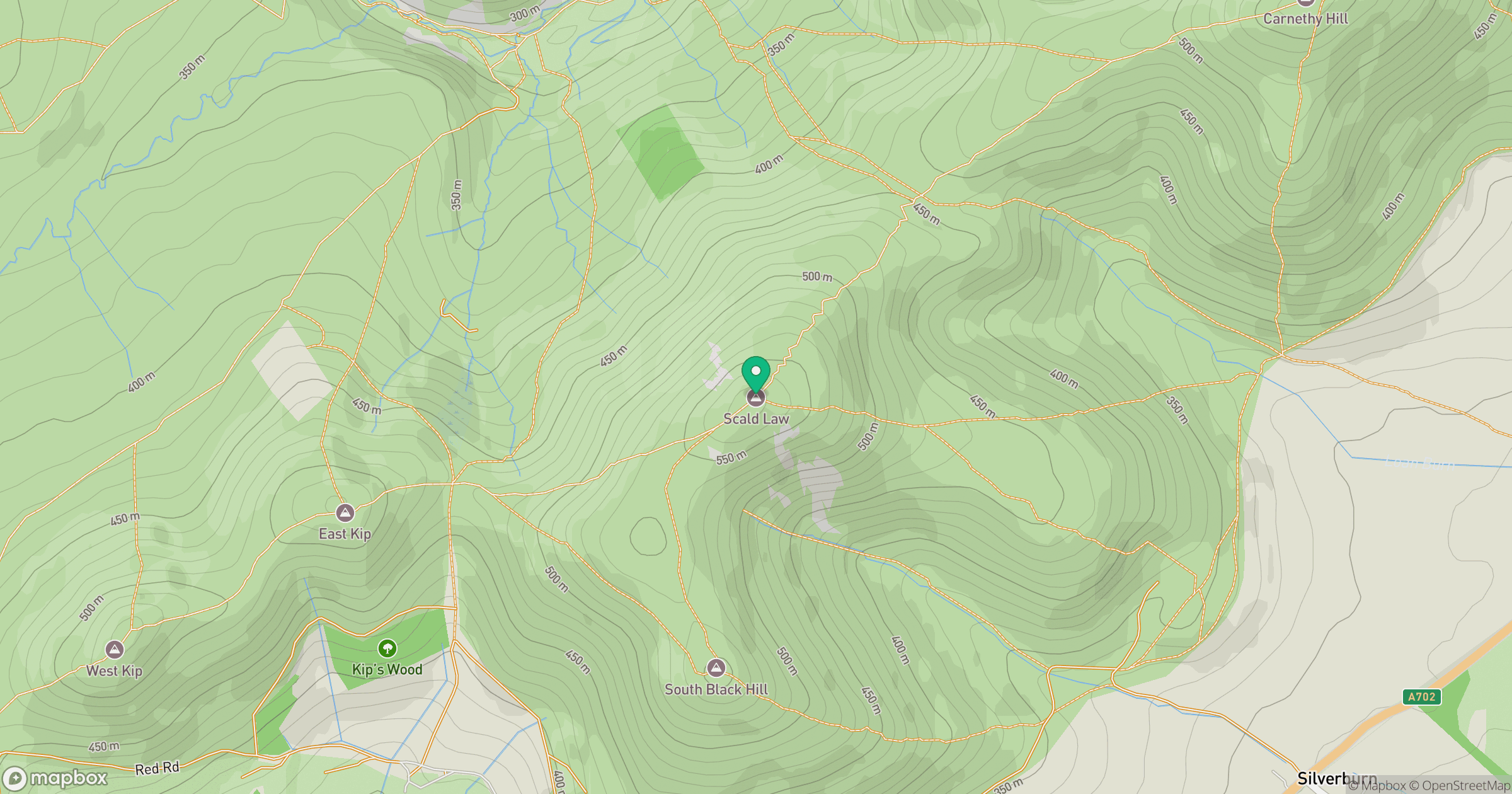 Scald Law location map