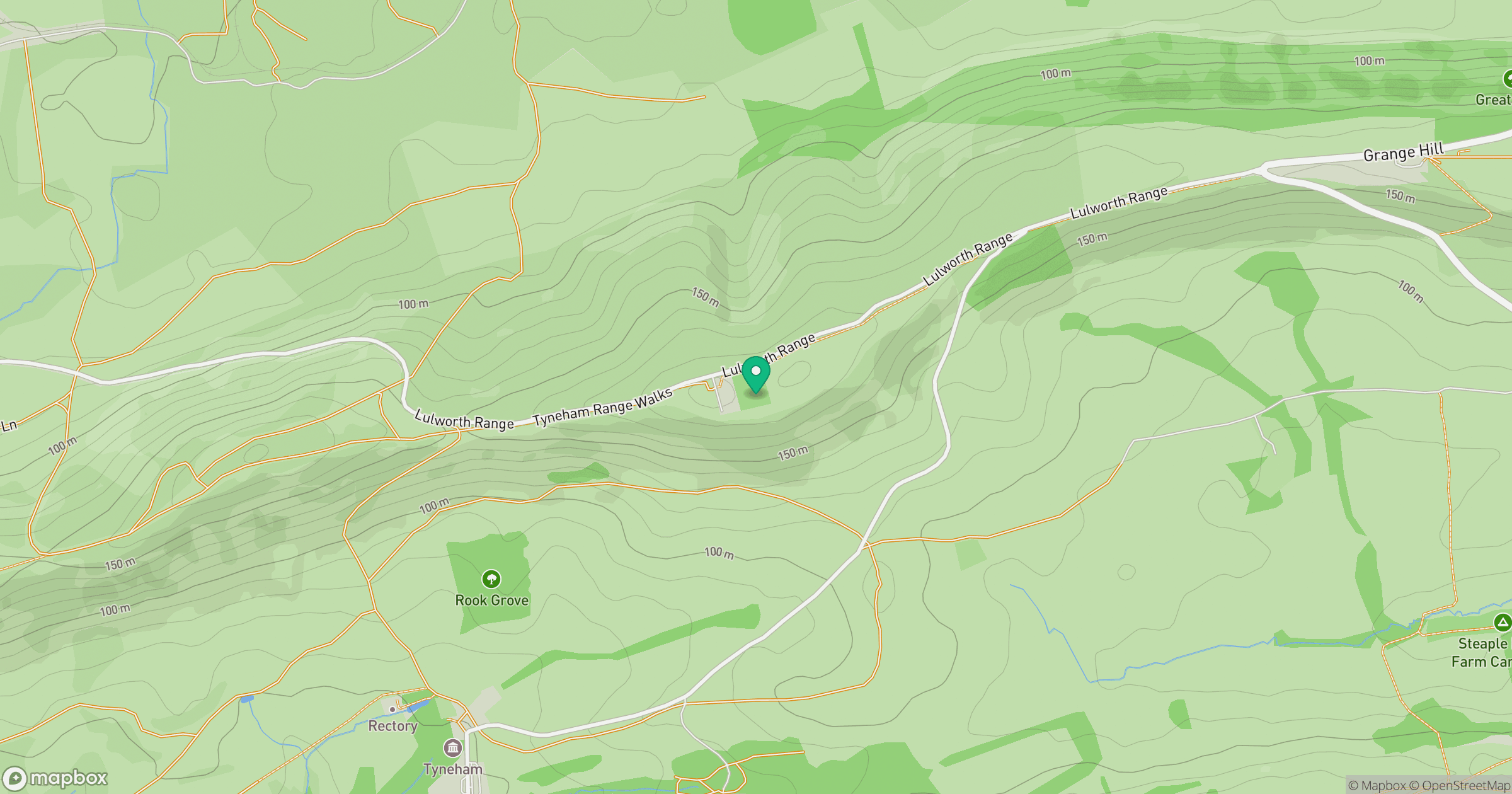 Povington Hill location map