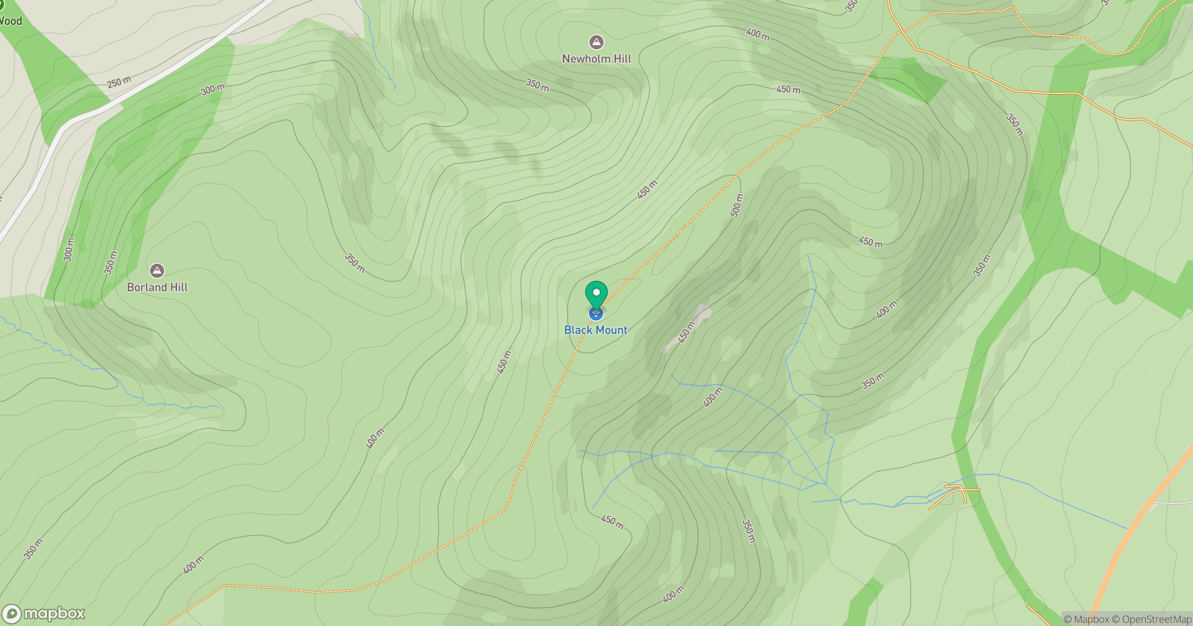 Black Mount location map