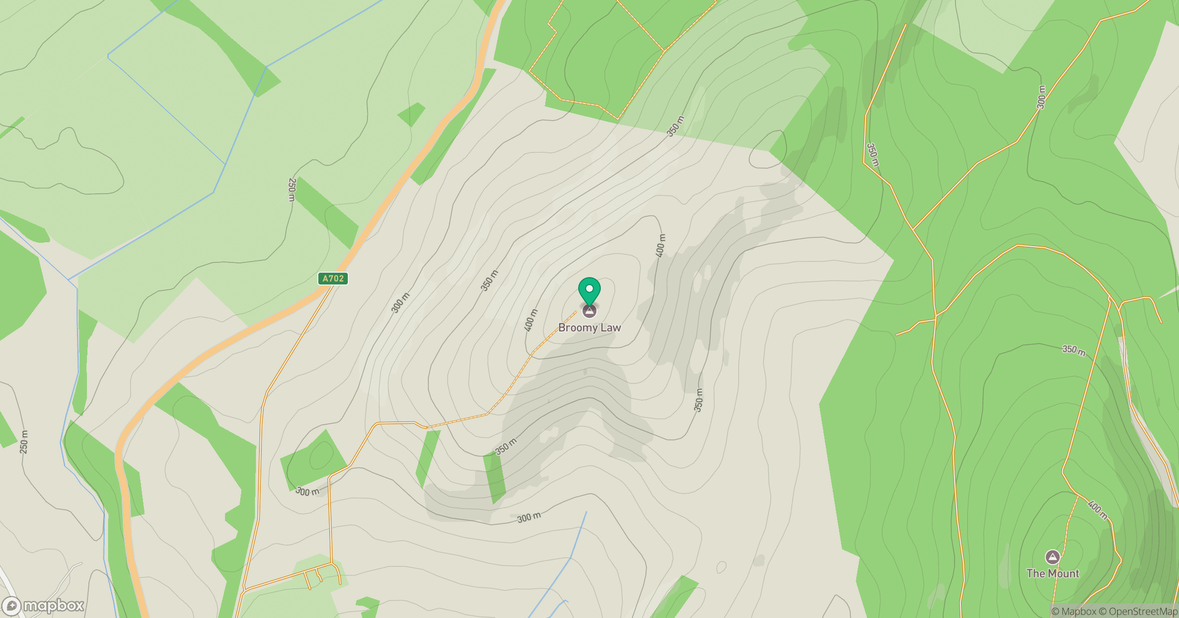 Broomy Law location map