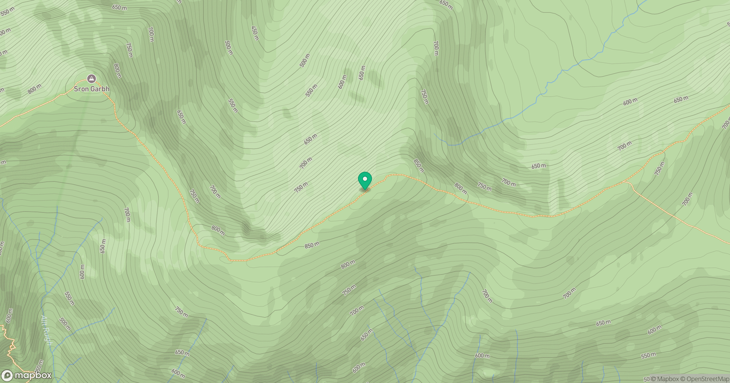 A' Chailleach location map