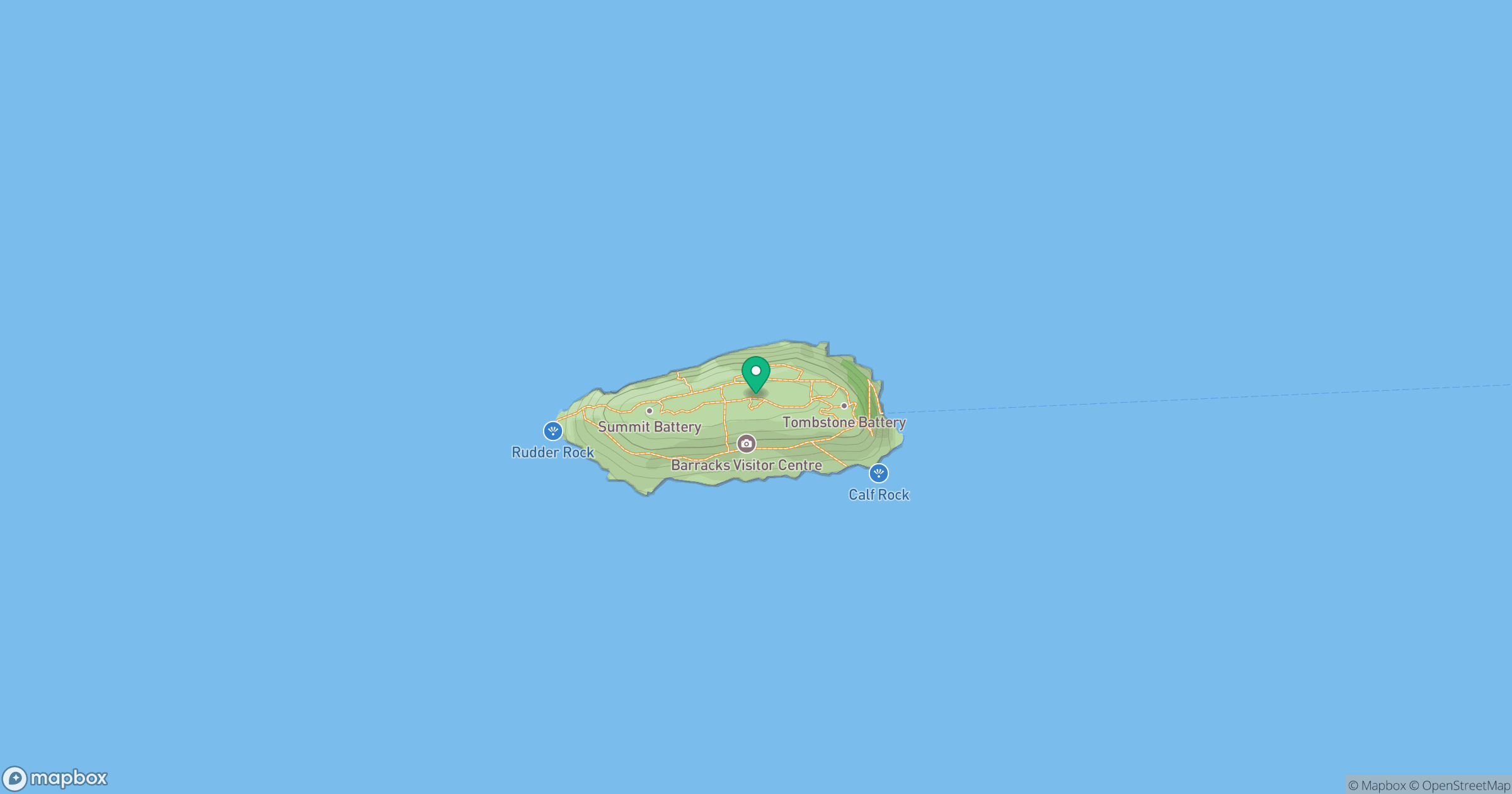 Steep Holm location map