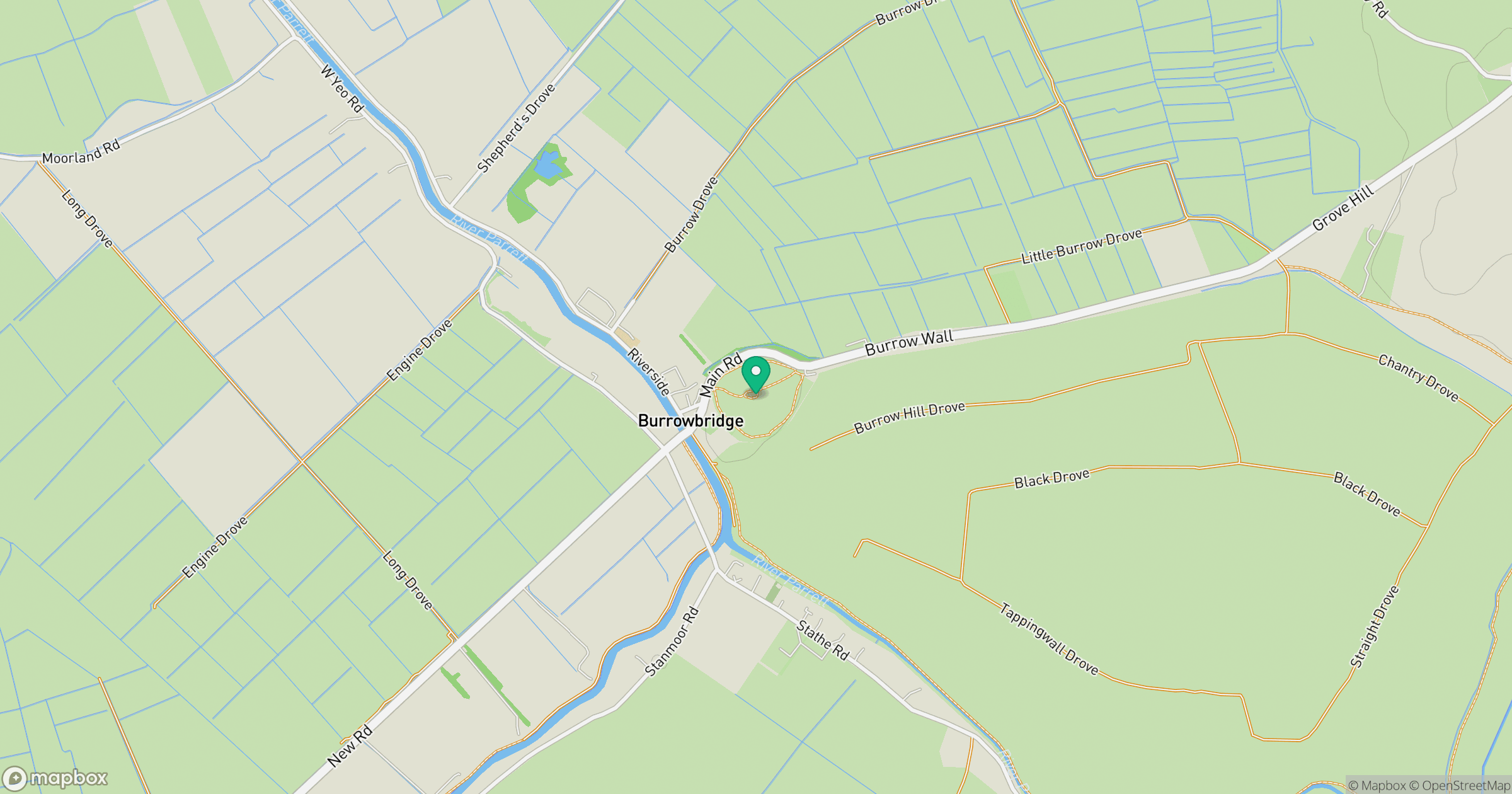 Burrow Mump location map