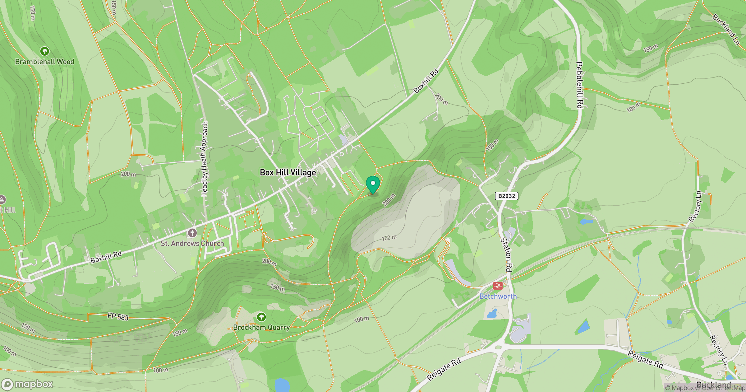 Box Hill location map