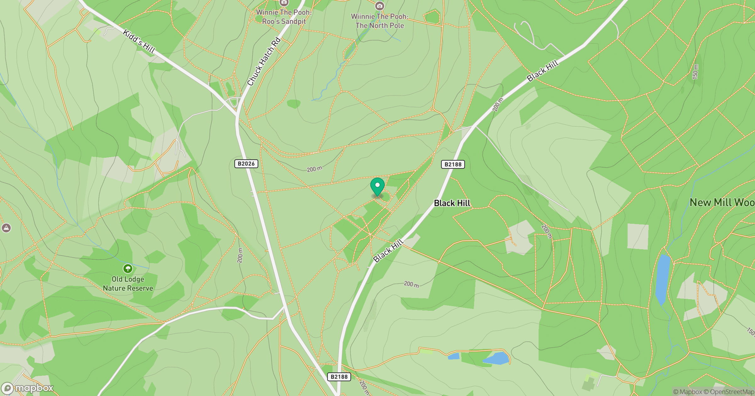 Black Hill location map