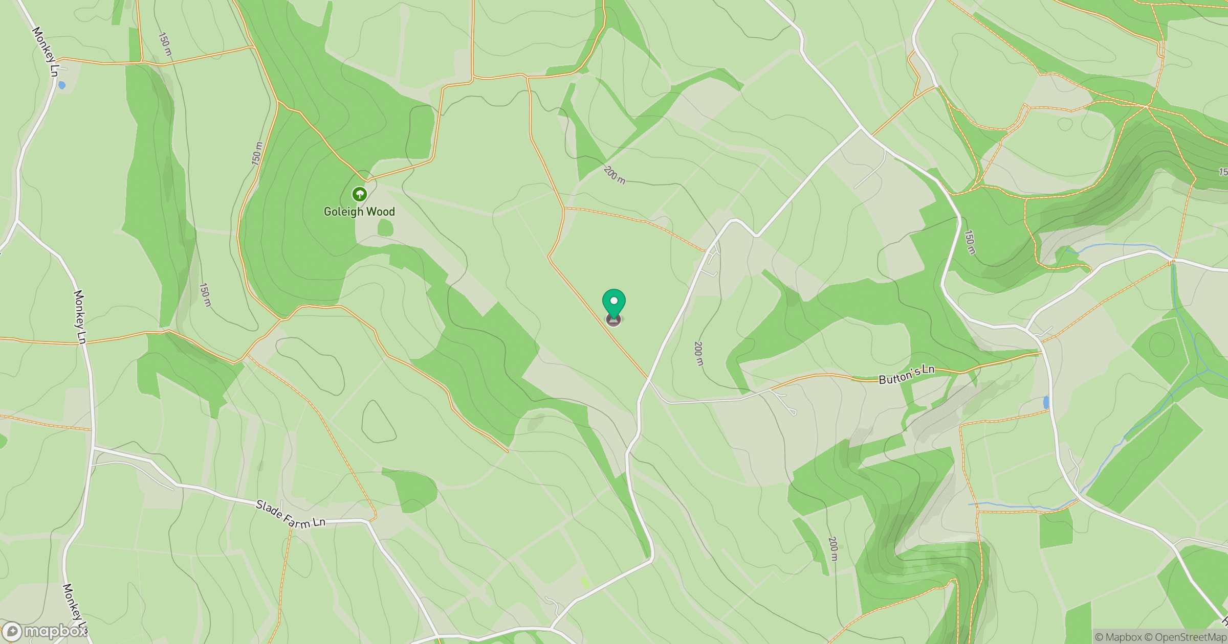 Goleigh Hill location map