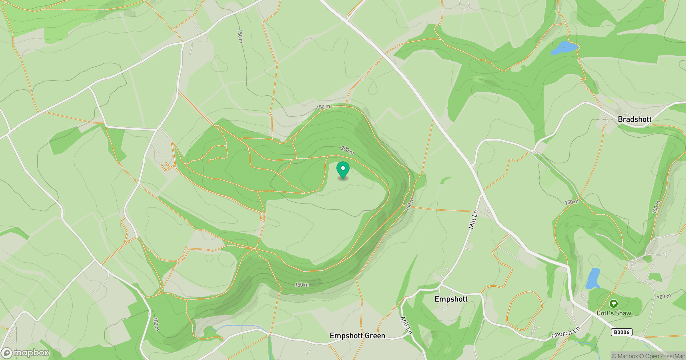 Noar Hill location map
