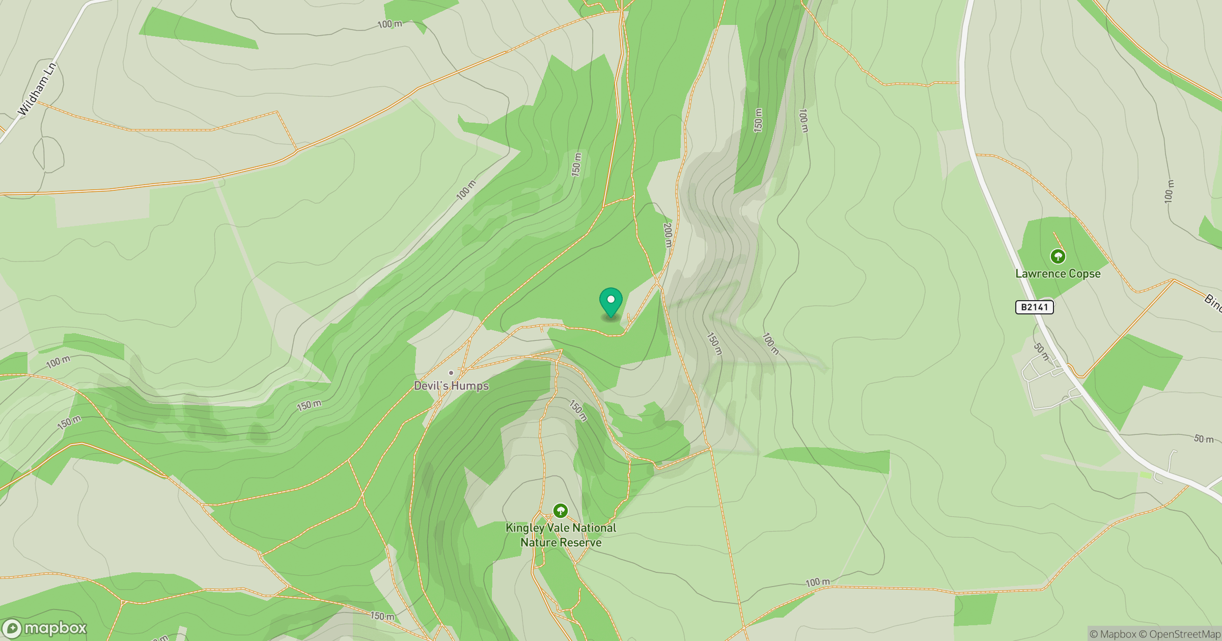 Bow Hill location map