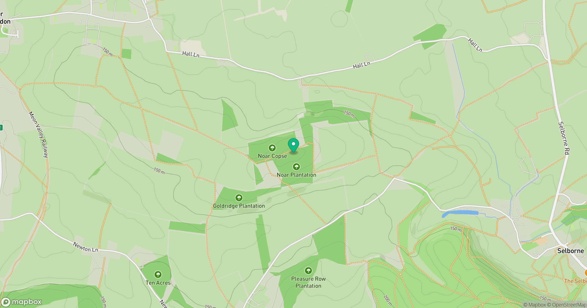 Northfield Hill location map