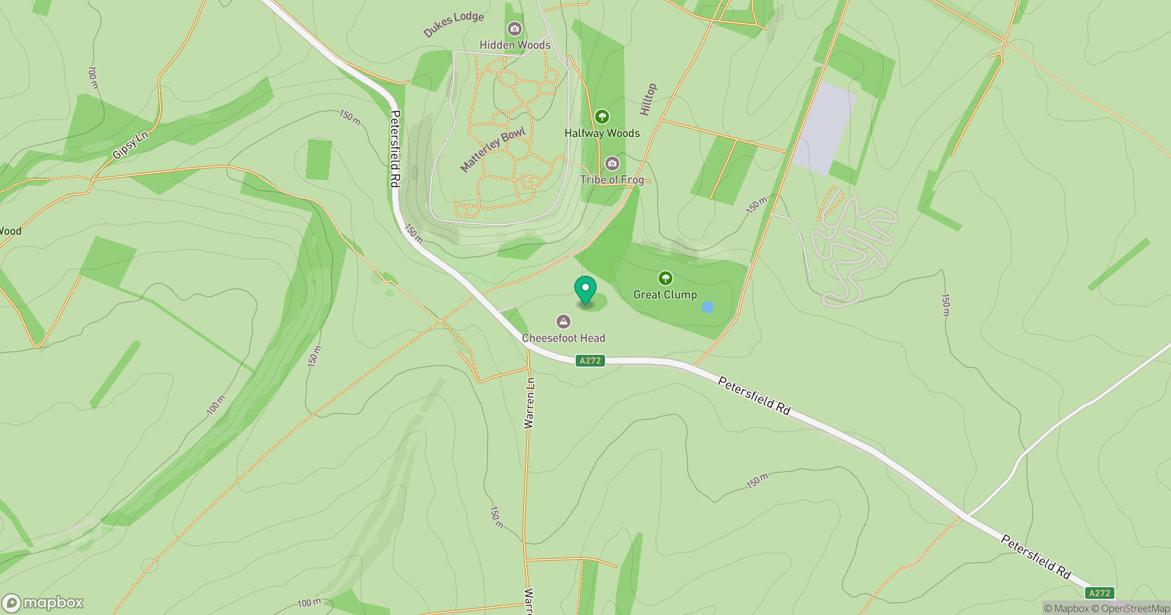 Cheesefoot Head location map