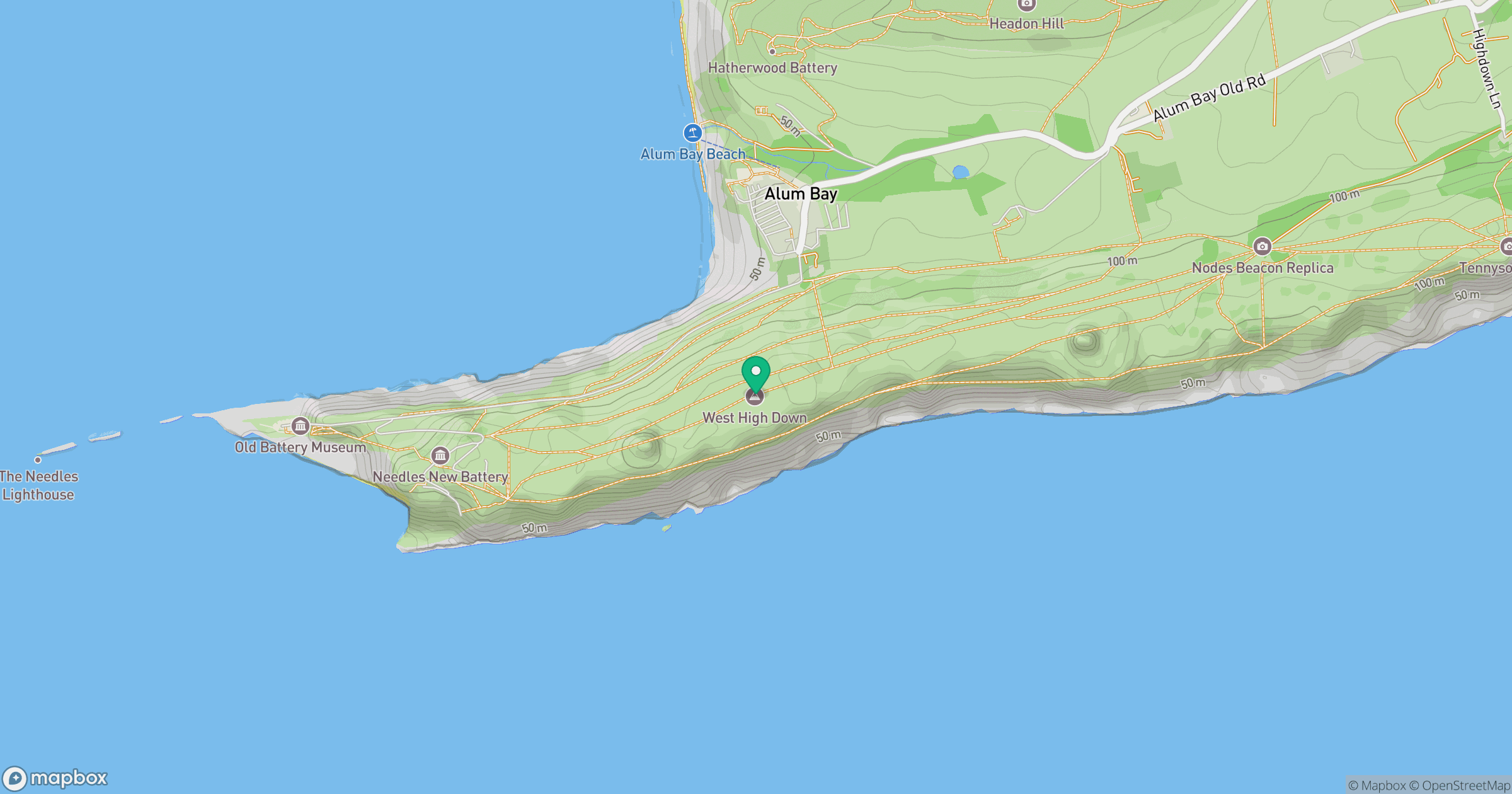 West High Down location map
