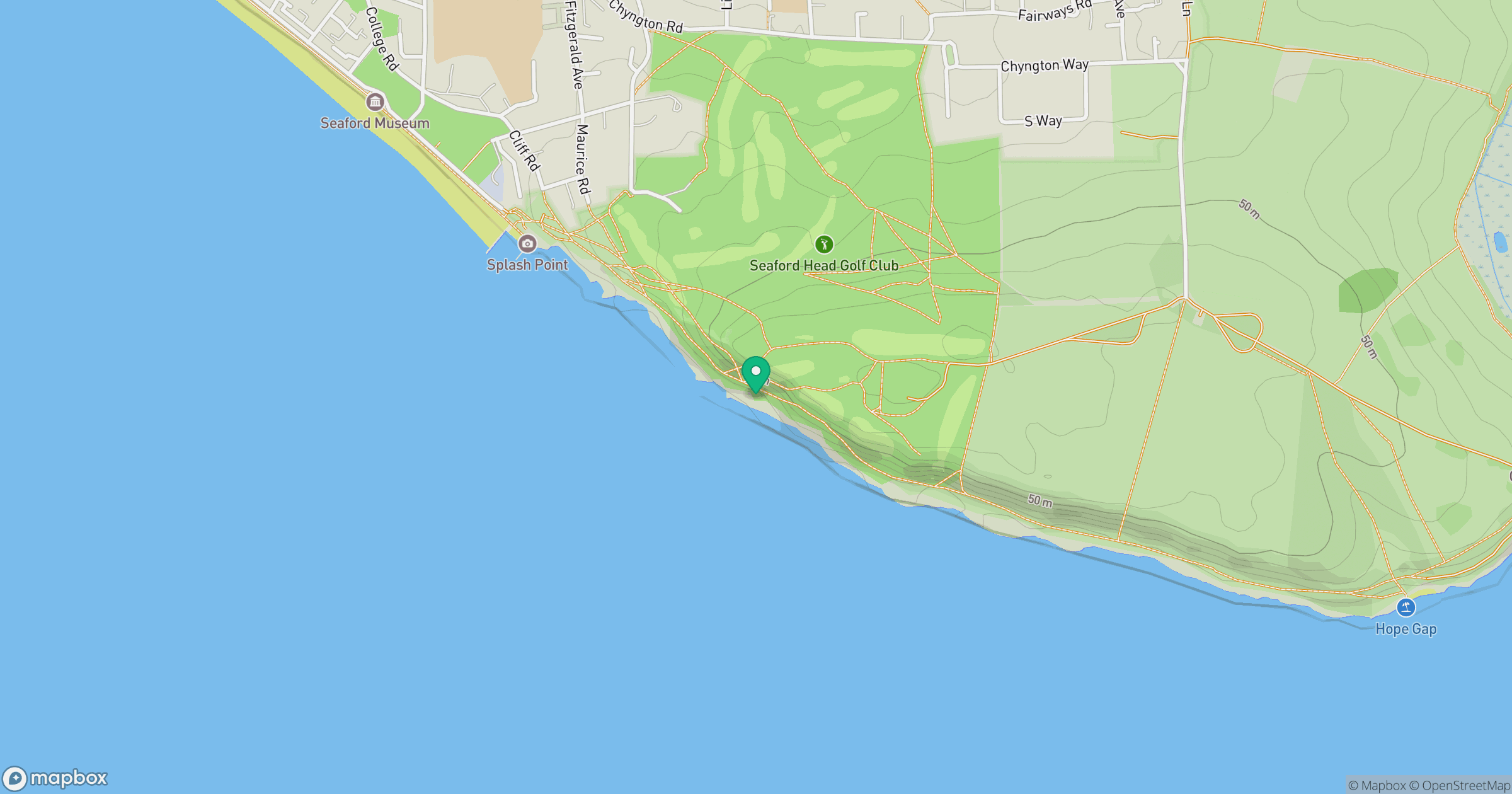 Seaford Head location map