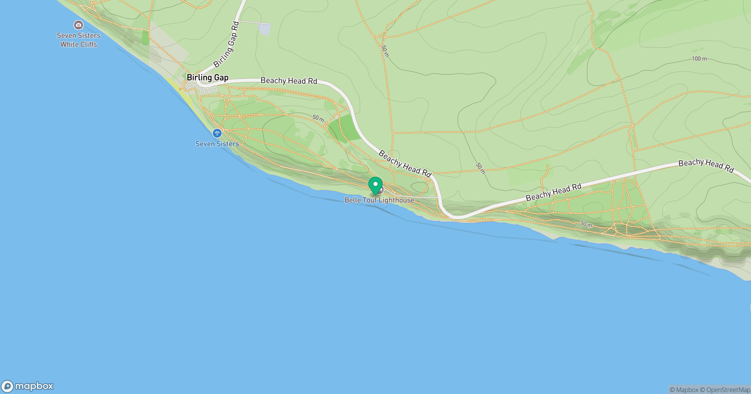 Belle Tout location map