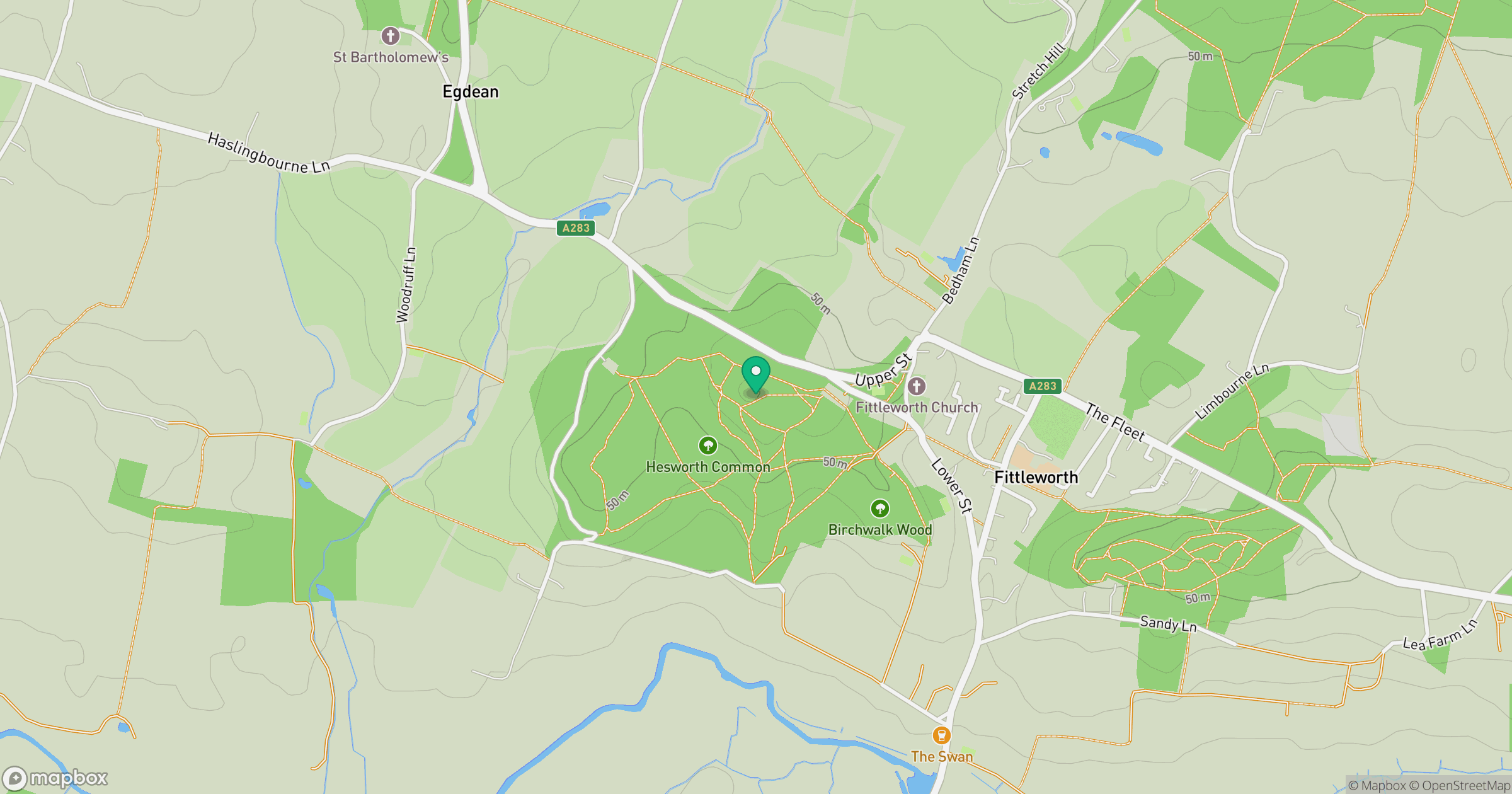Hesworth Common location map