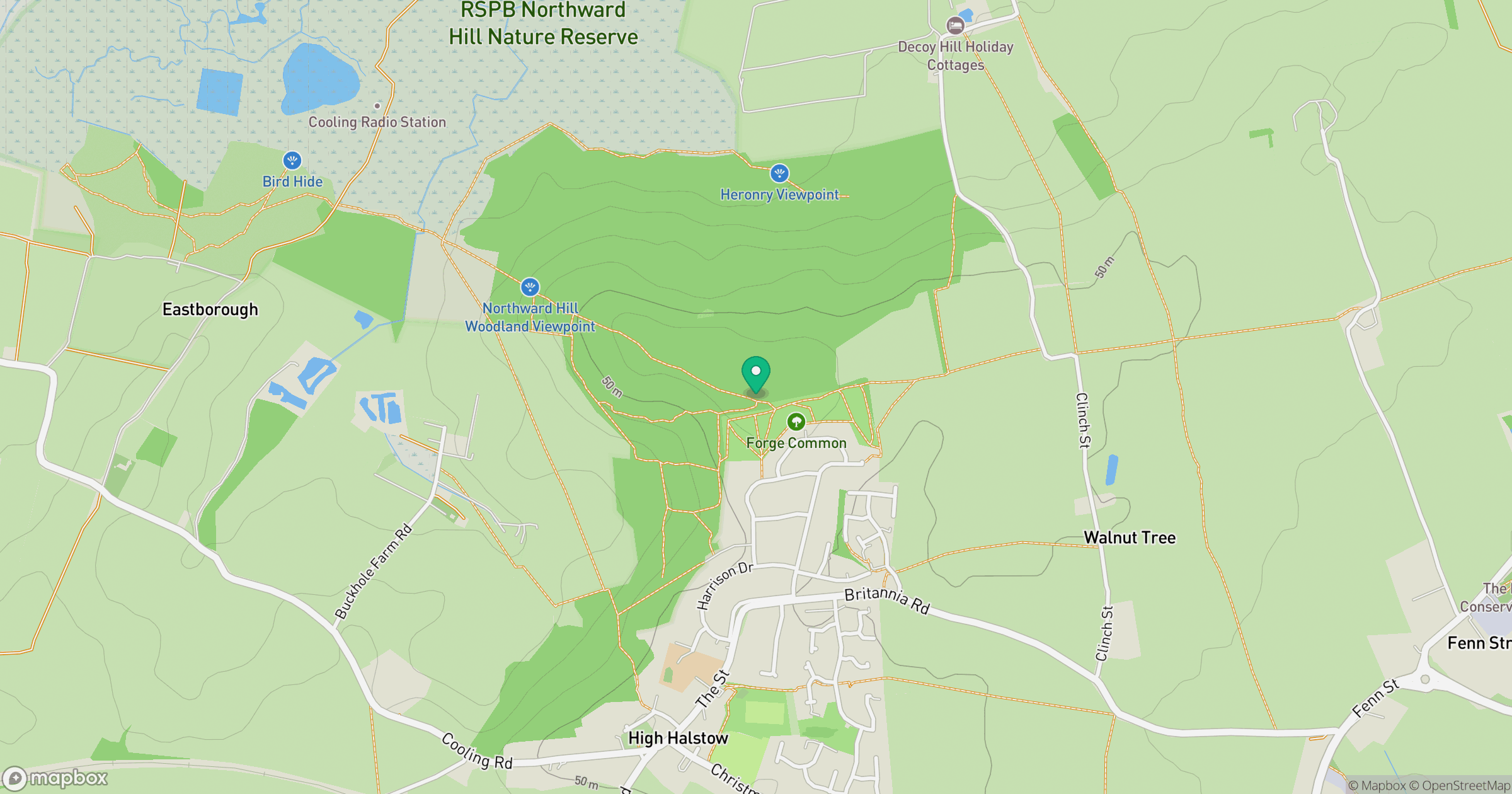 Northward Hill location map