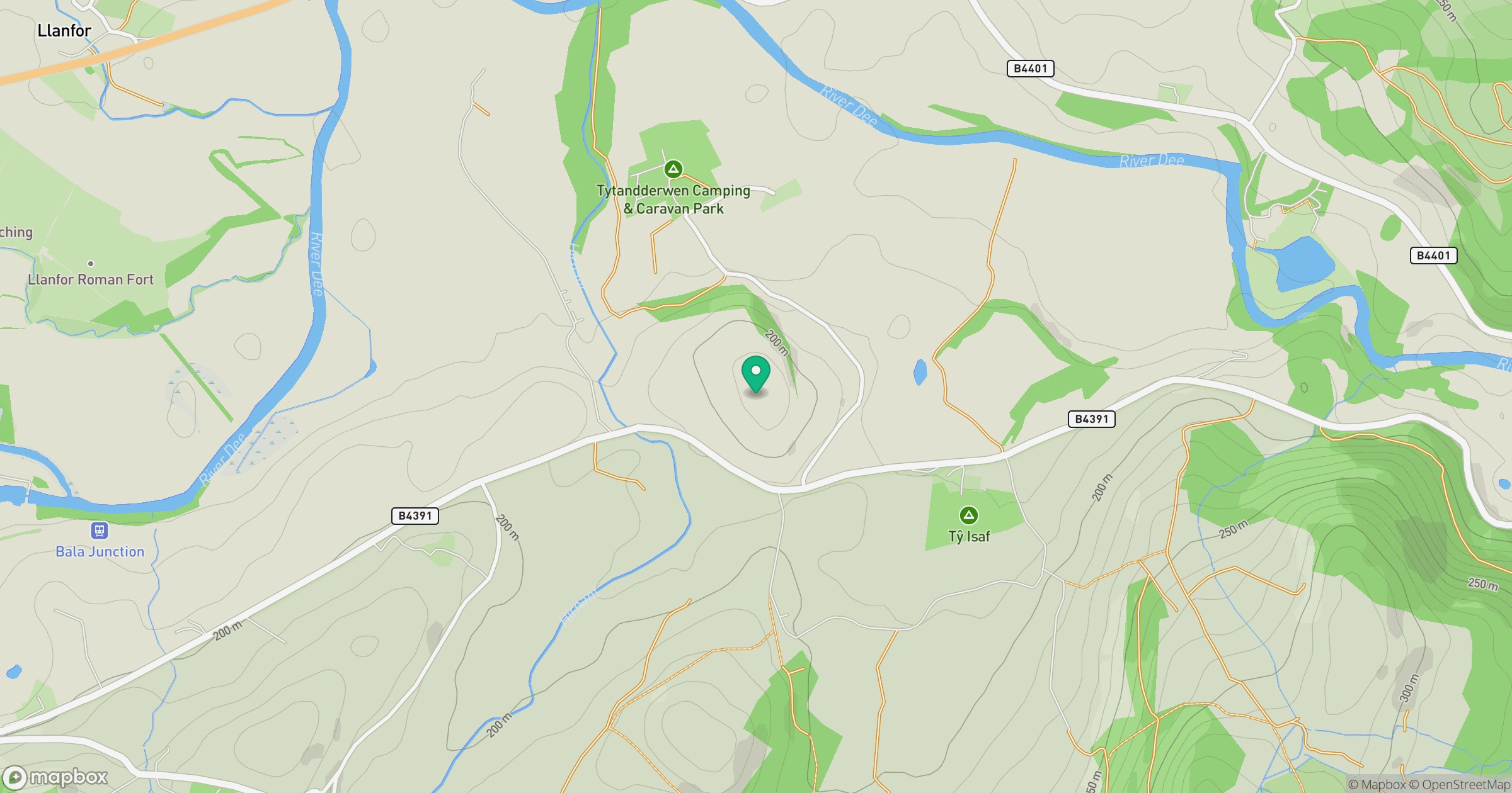 Garth Goch location map