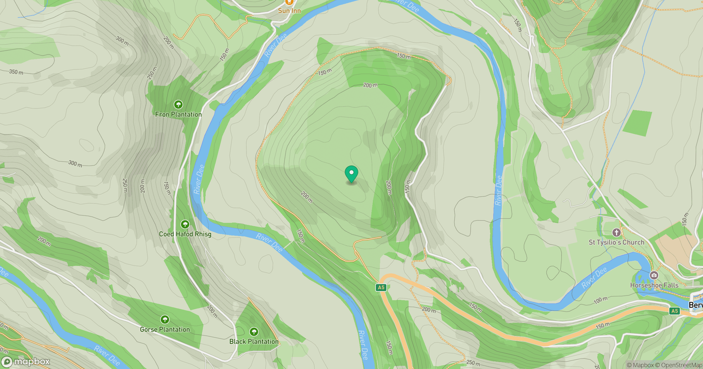 Bryn Dol Fawr location map