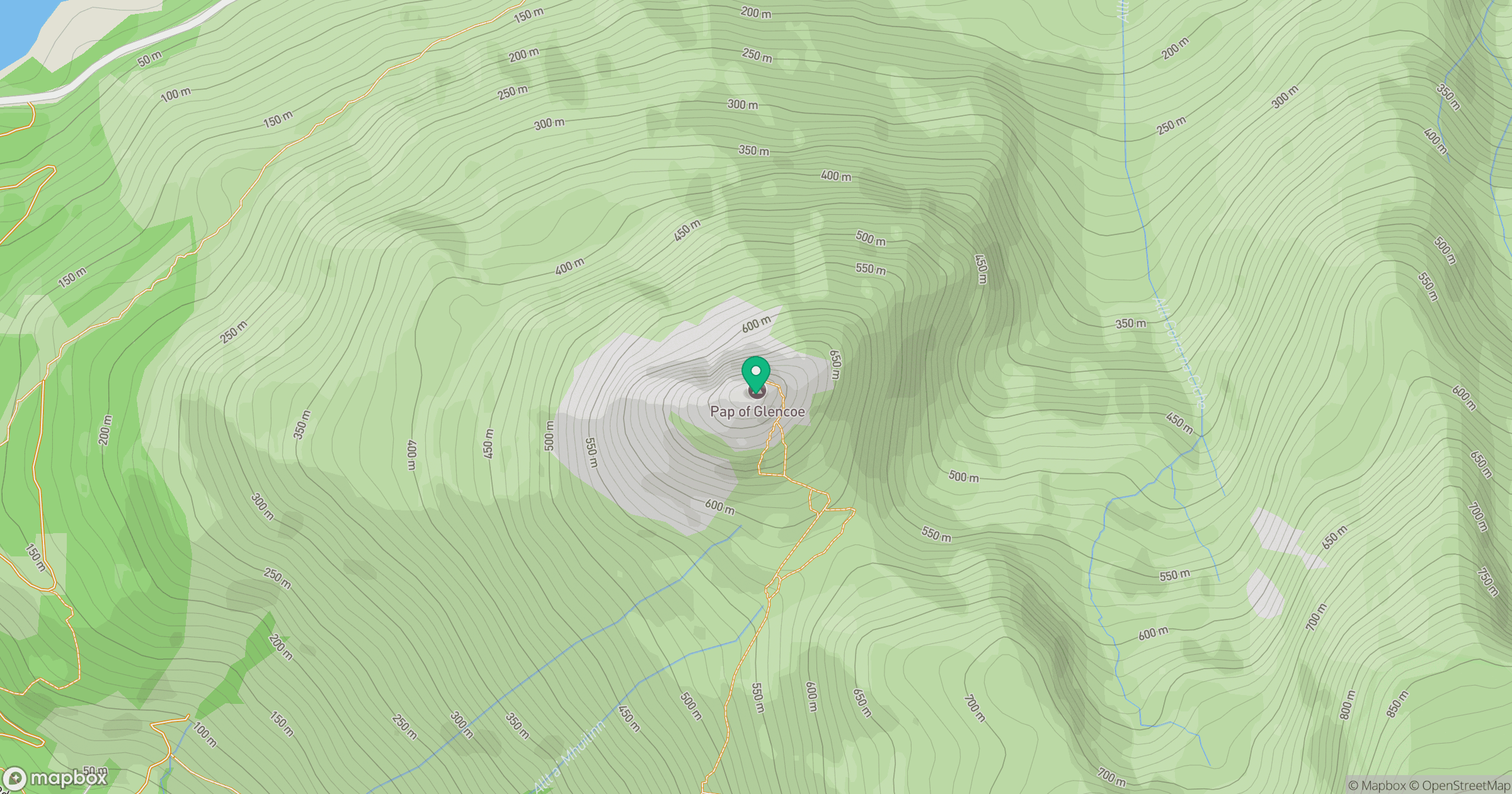 Pap of Glencoe location map